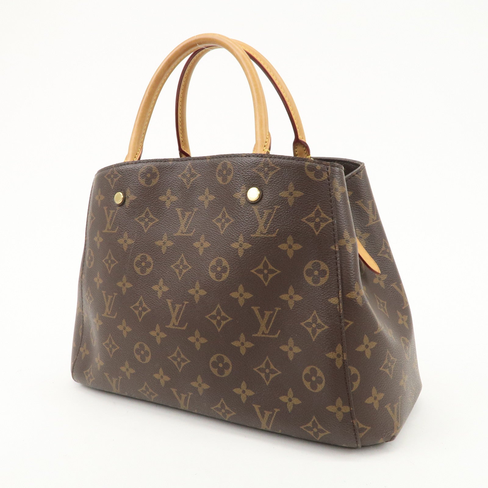 Louis Vuitton Monogram Montaigne MM 2Way Bag Hand Bag M41056 Used