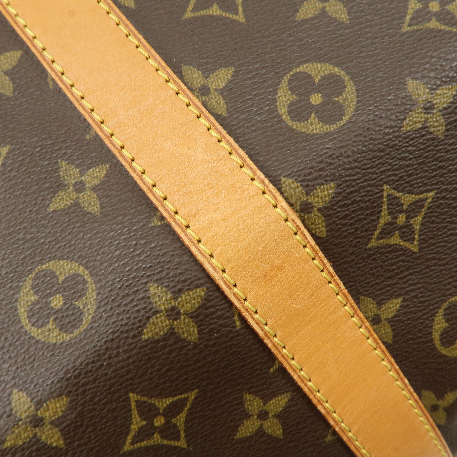 Louis Vuitton Monogram Keep All Bandouliere 60 Bag Brown M41412 Used