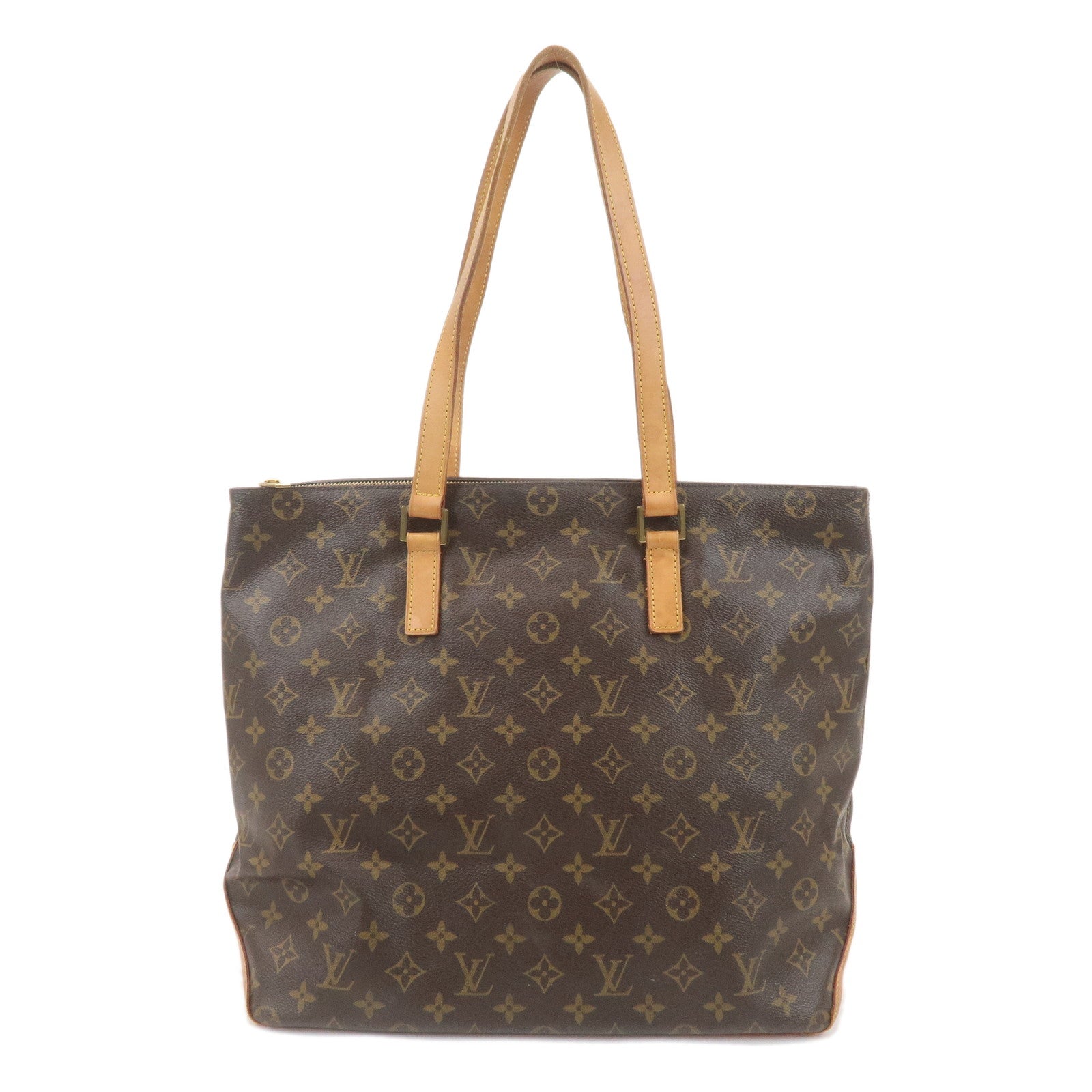 Louis-Vuitton-Monogram-Cabas-Mezzo-Tote-Bag-Brown-M51151