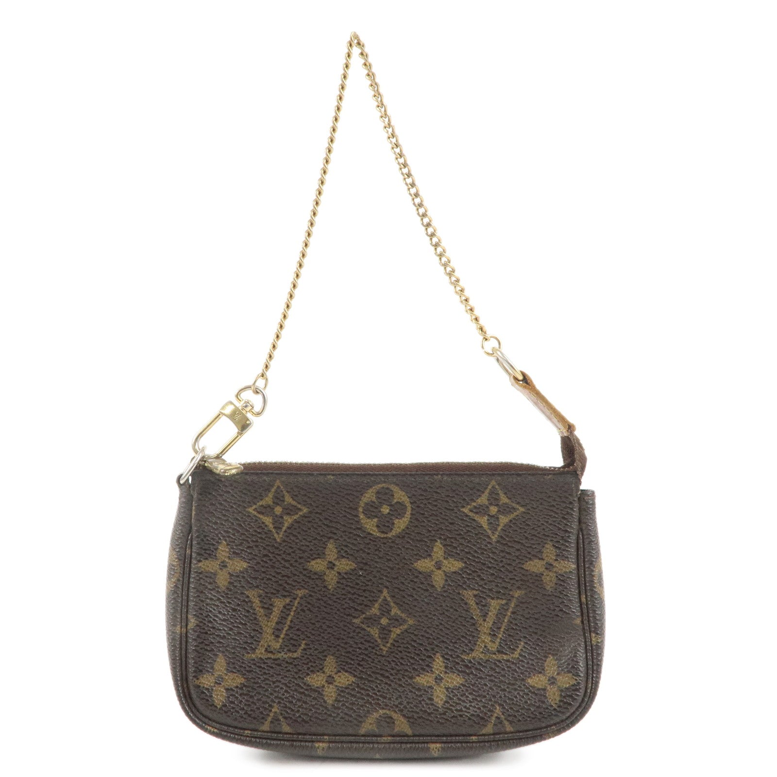 Louis Vuitton Monogram Mini Pochette Accessoires Brown M58009