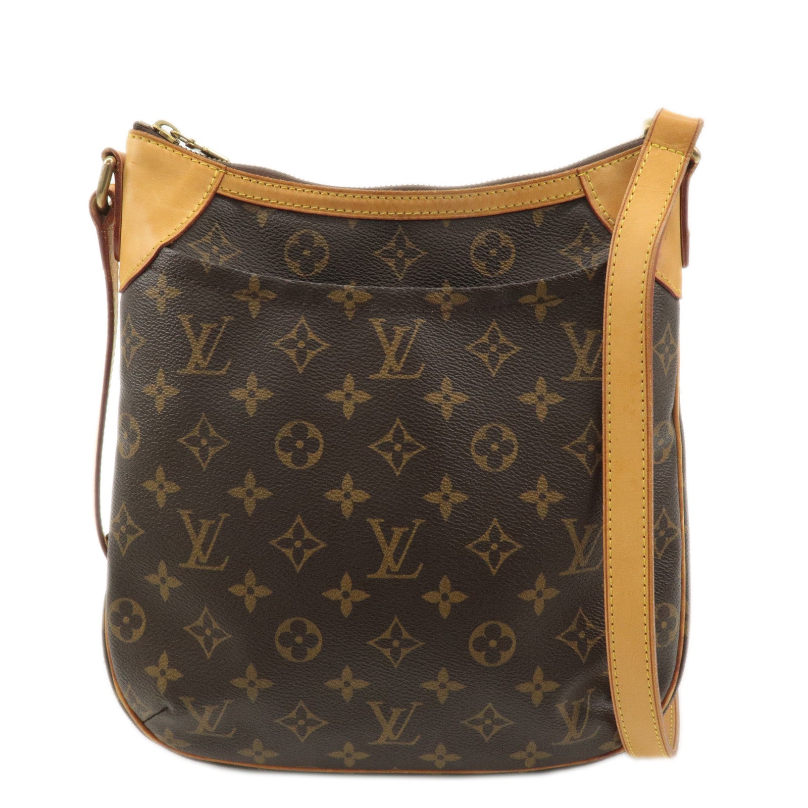 Louis Vuitton Monogram Odeon PM Shoulder Bag Brown M56390