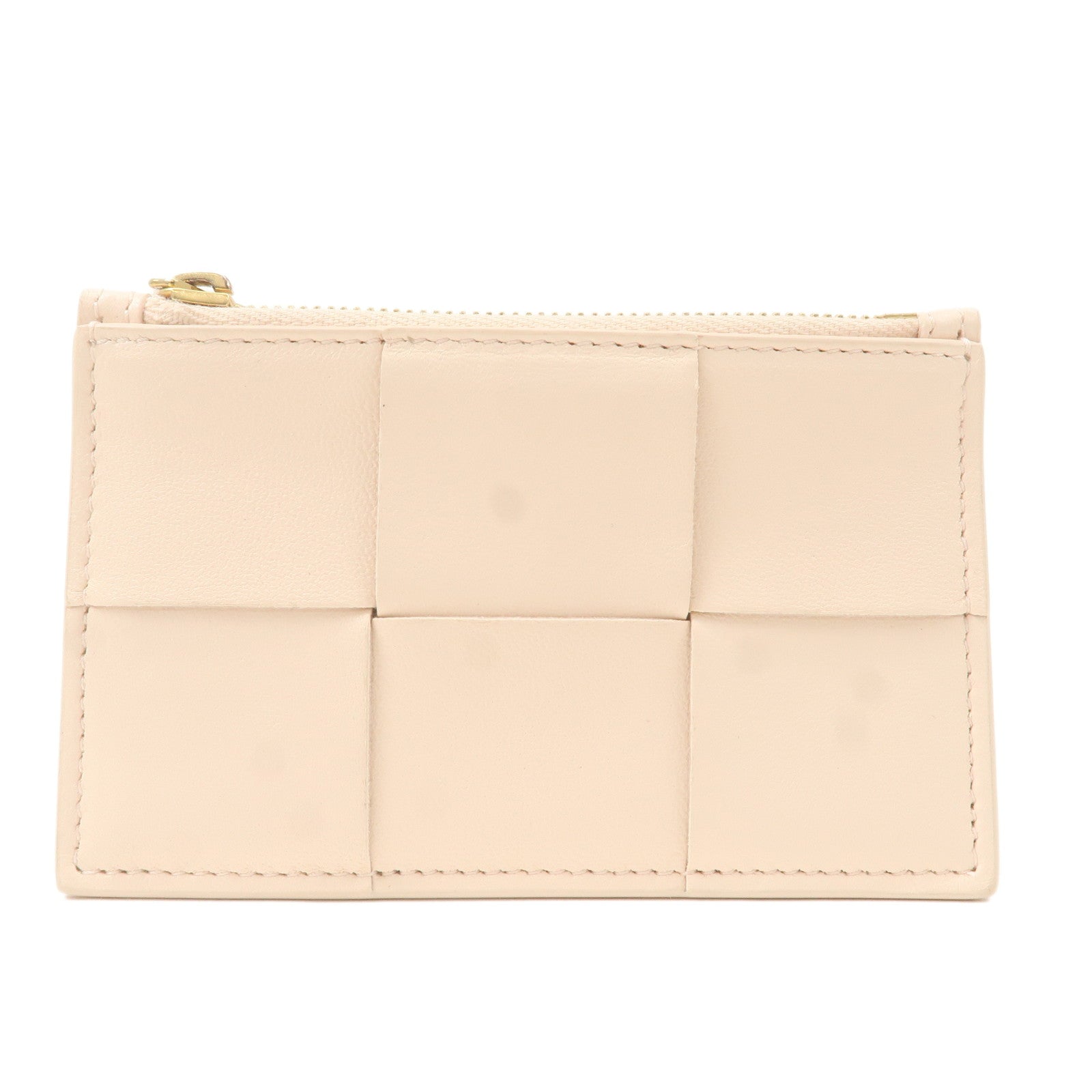 BOTTEGA-VENETA-Maxi-Intrecciato-Leather-Coin-Case-Beige-681010