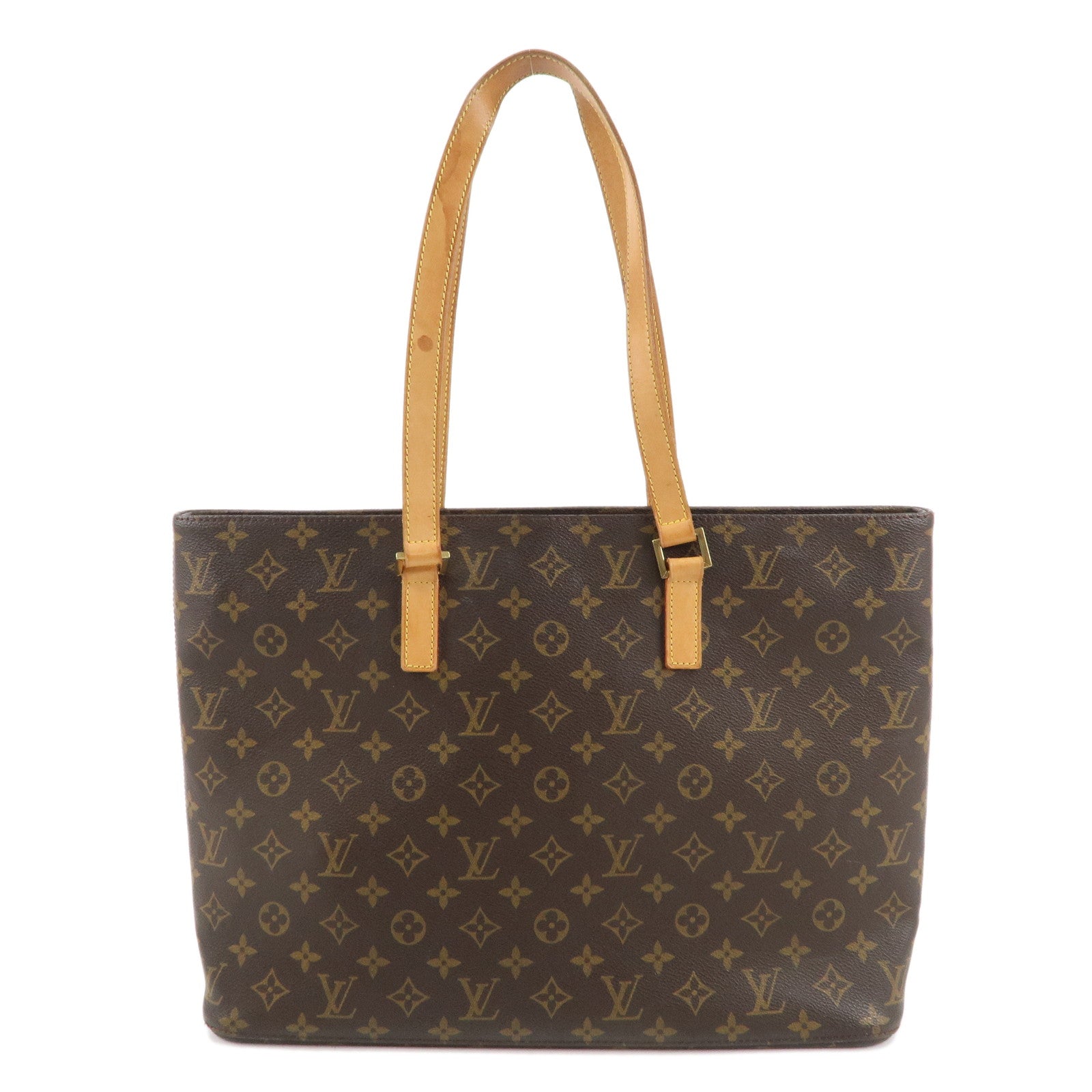 Louis Vuitton Monogram Luco Tote Bag Shoulder Bag Brown M51155