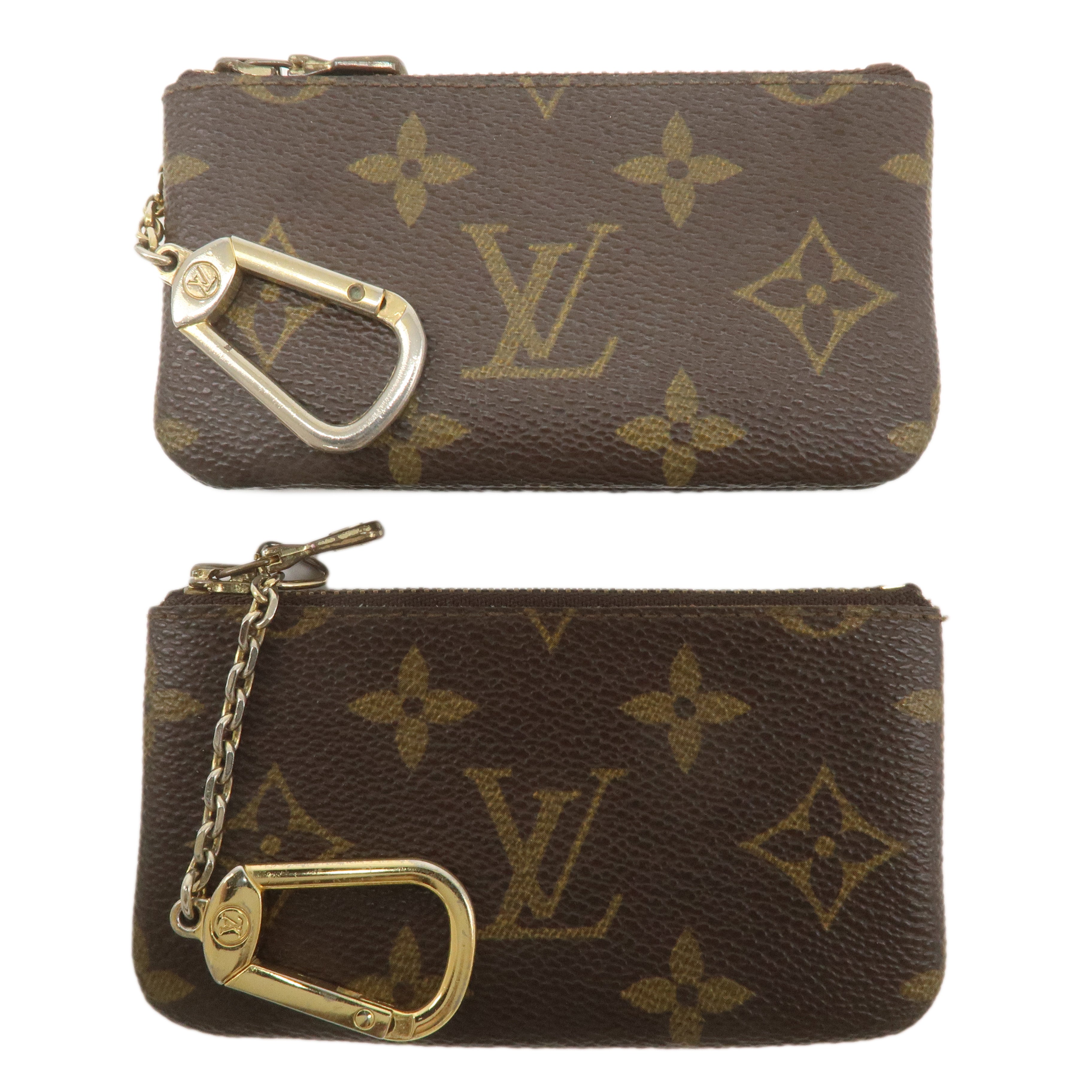 Louis Vuitton Monogram Set of 2 Pochette Cles Coin Case M62650