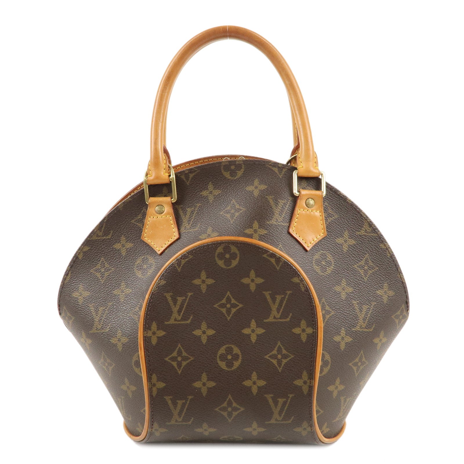 Louis Vuitton Monogram Ellipse PM Hand Bag Brown M51127