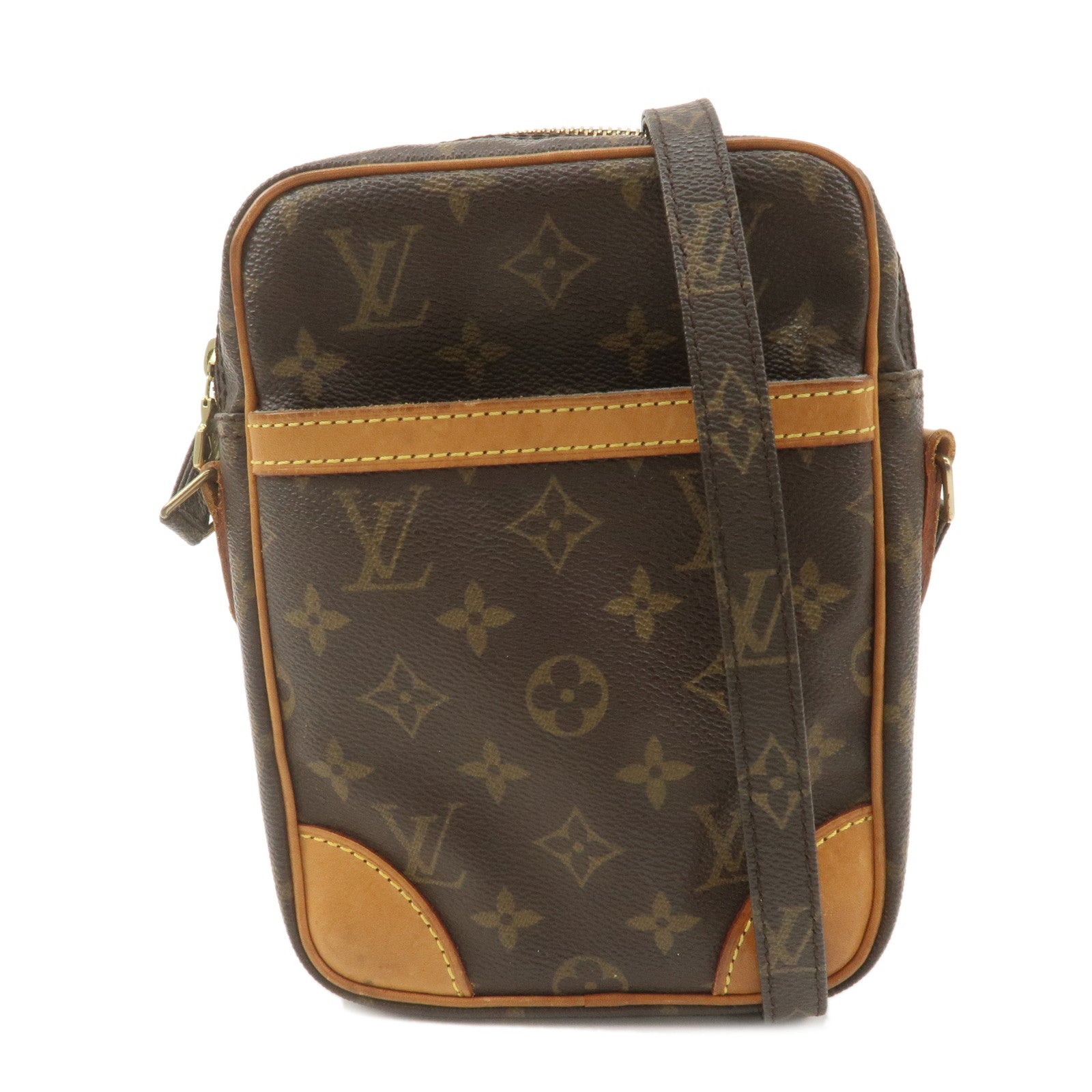 Louis Vuitton Monogram Danube Shoulder Bag Brown M45266