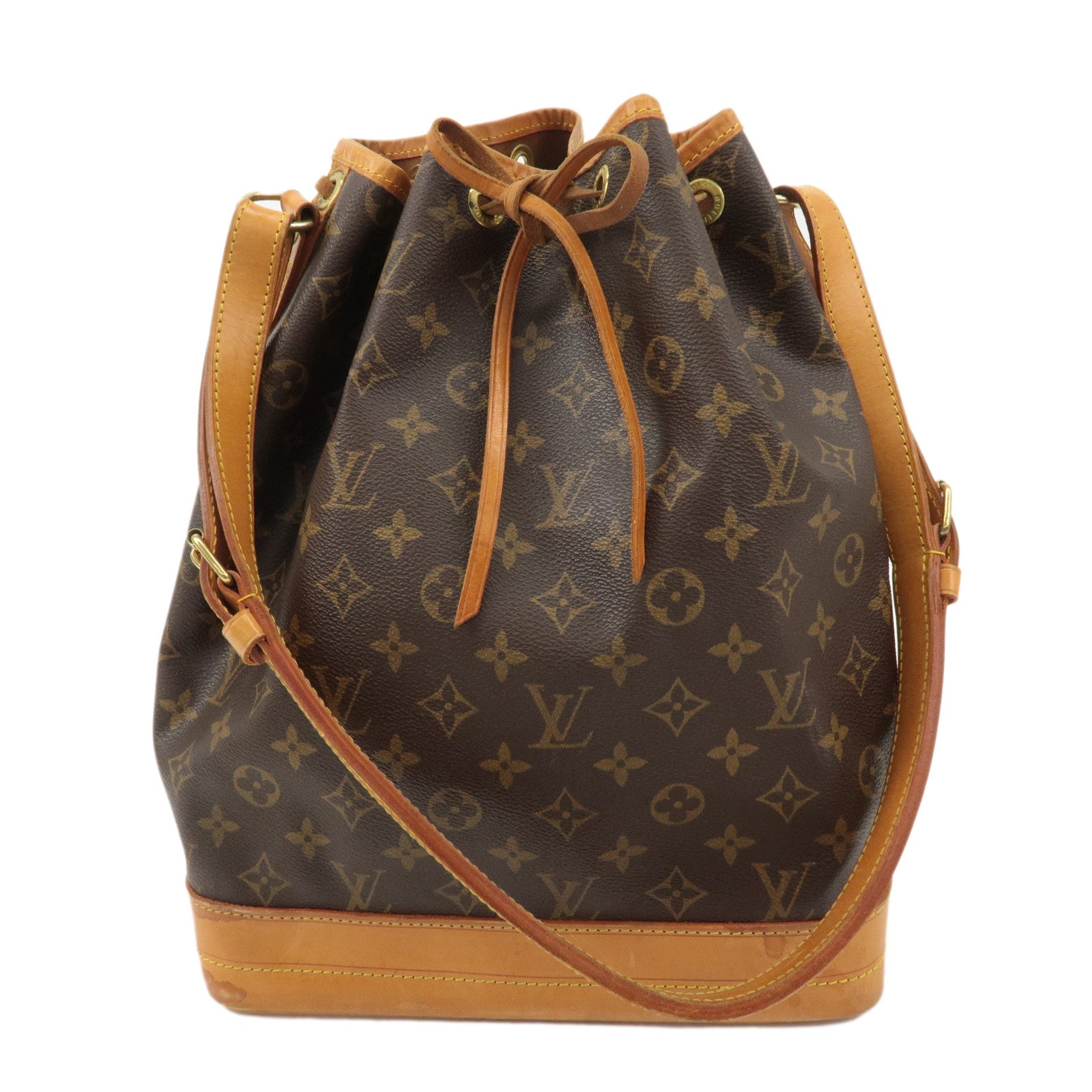 Louis Vuitton Monogram Noe Shoulder Bag Hand Bag Brown M42224