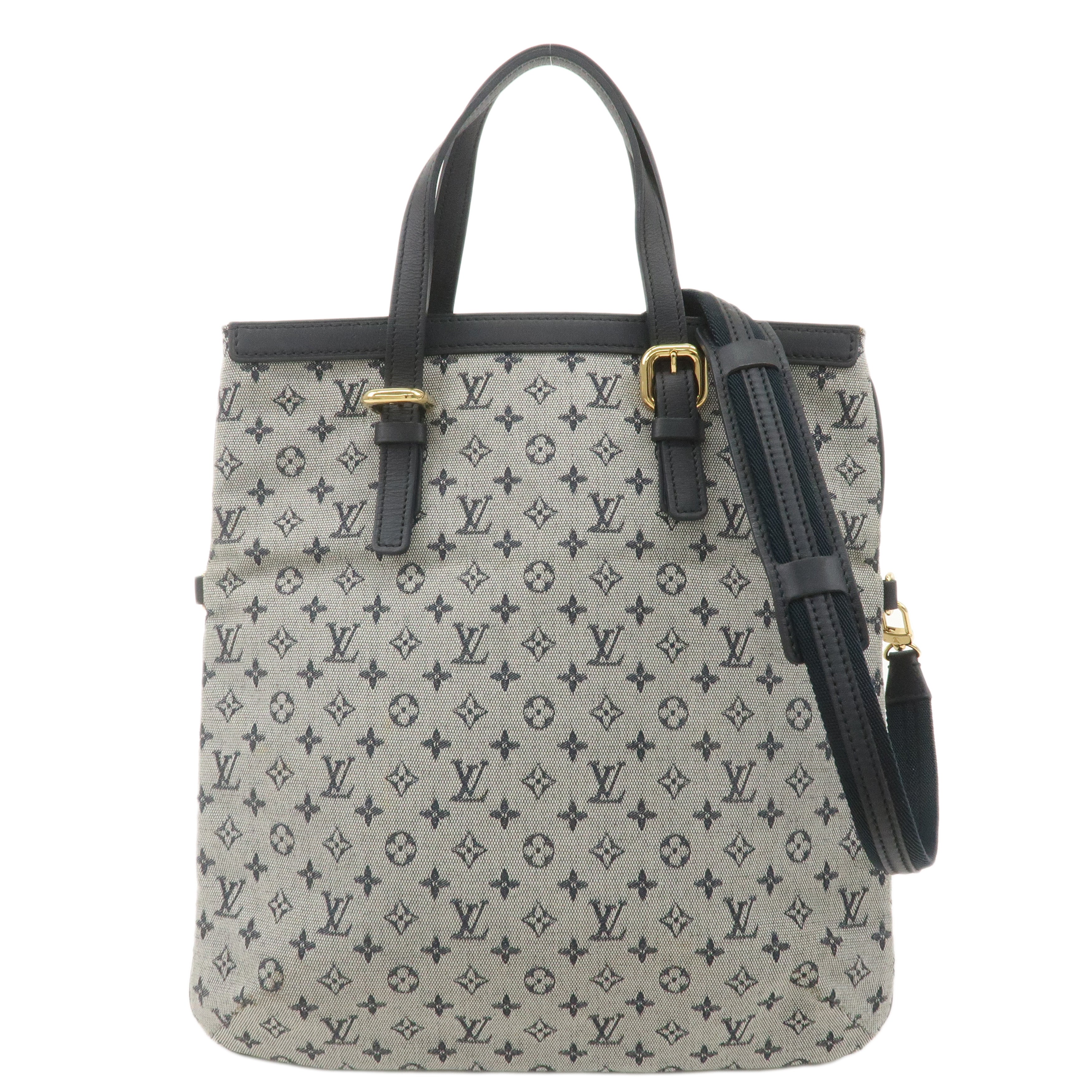 Louis Vuitton Monogram Mini Francoise Shoulder Bag Blue M92208