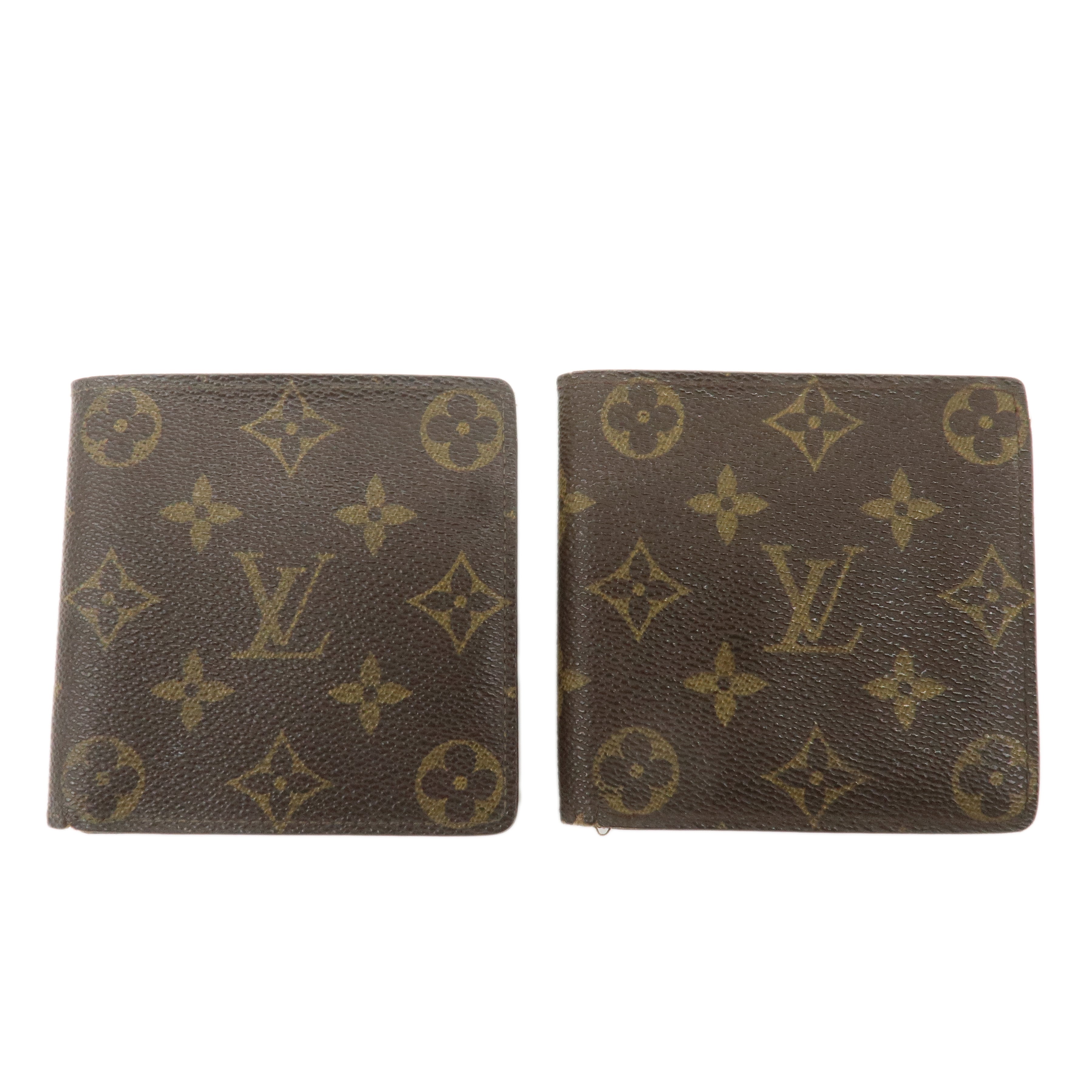 Louis Vuitton Monogram Set of 2 Portefeuille Marco Wallet M61675