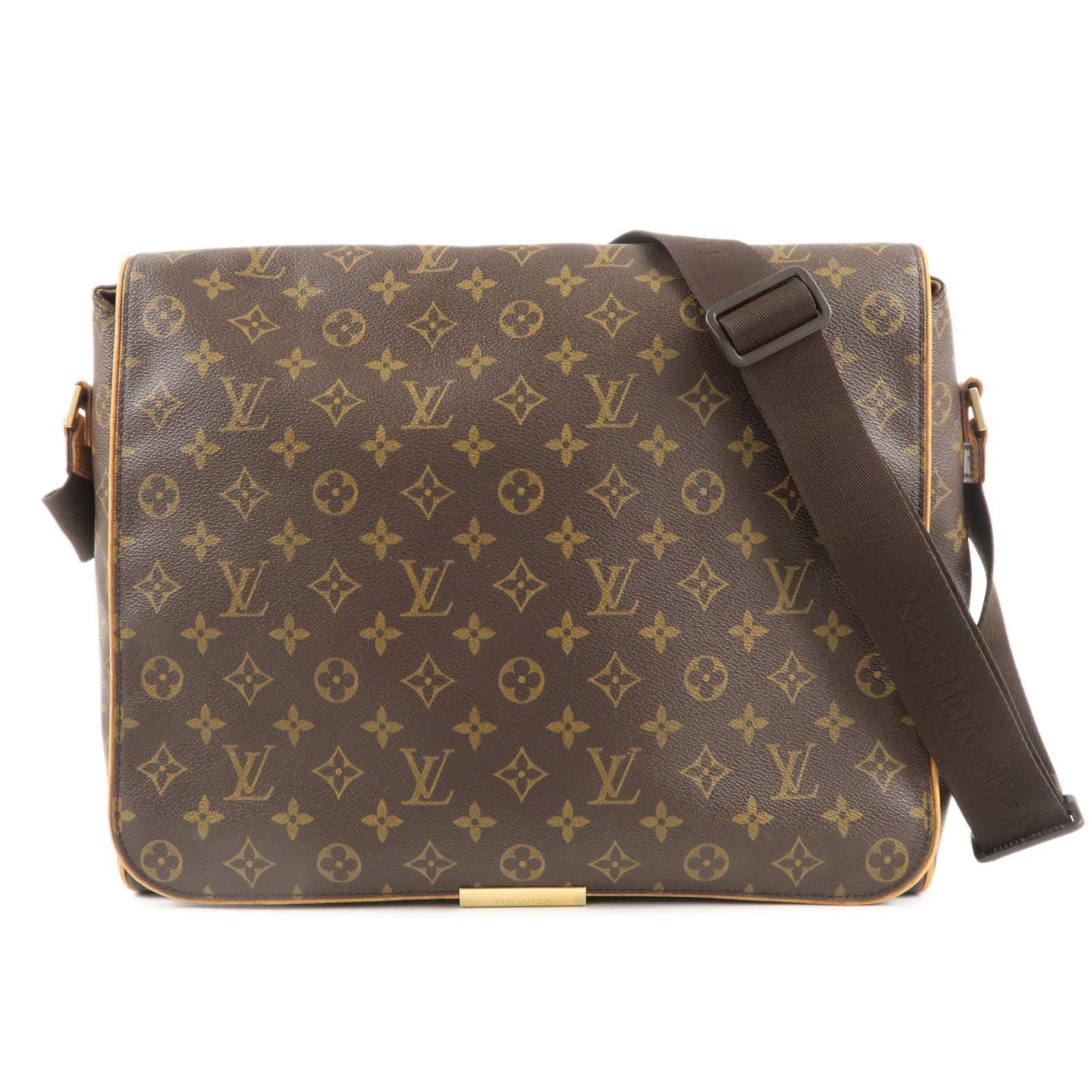 Louis Vuitton Monogram Abbesses Messenger Bag Brown M45257