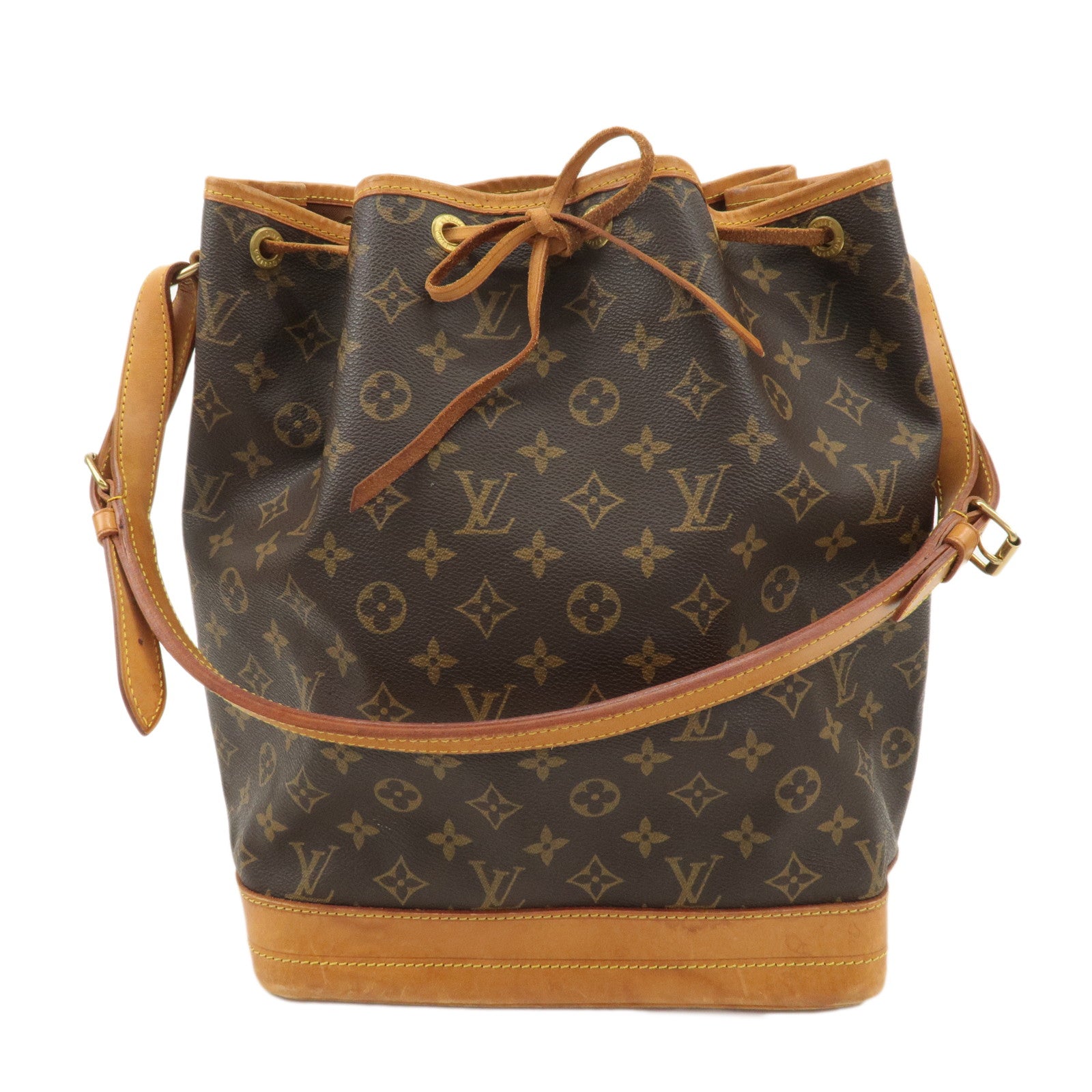 Louis Vuitton Monogram Noe Shoulder Bag Hand Bag Brown M42224