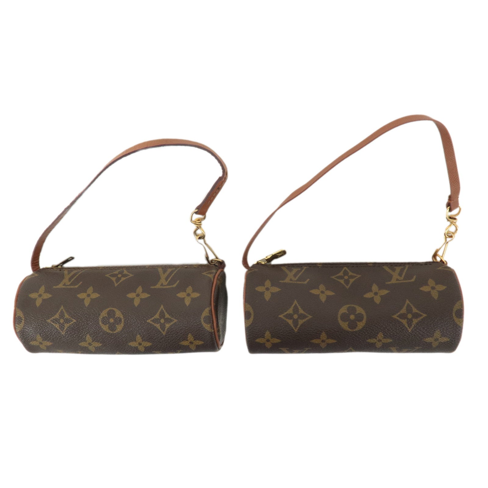 Louis Vuitton Monogram Set of 2 Mini Pouch for Papillon Bag