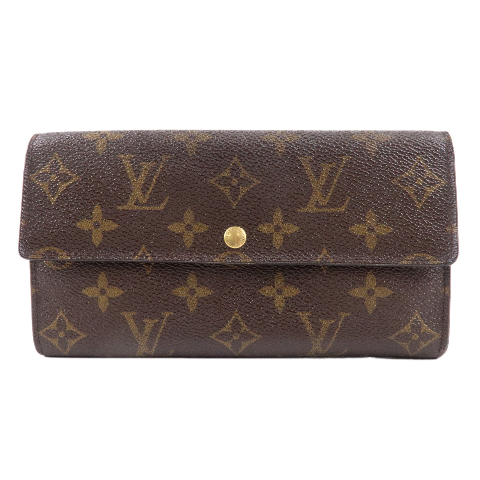 Louis Vuitton Monogram Pochette Porte Monnaie Credit Wallet M61725