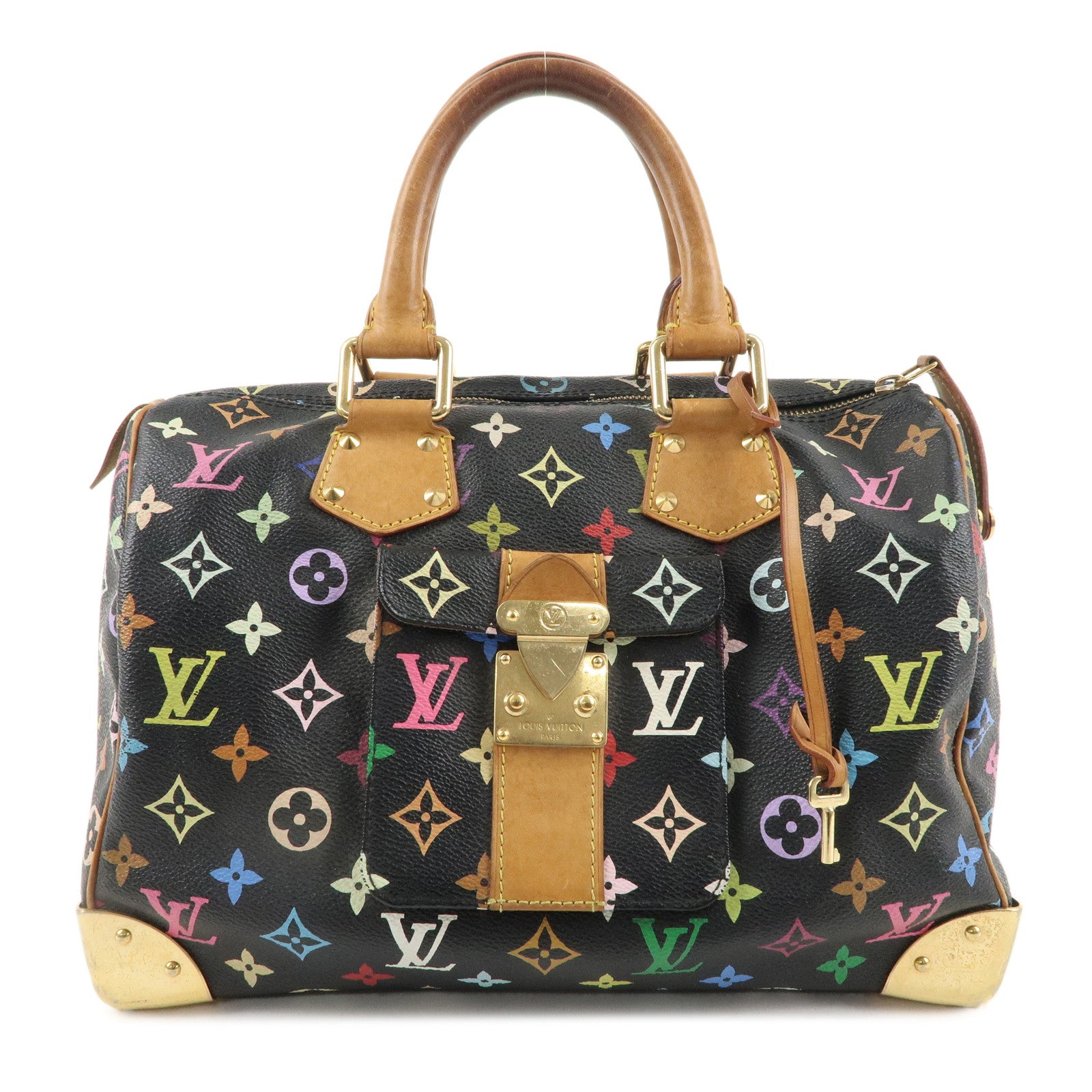 Louis Vuitton Monogram Multi Color Speedy 30 Hand Bag M92642