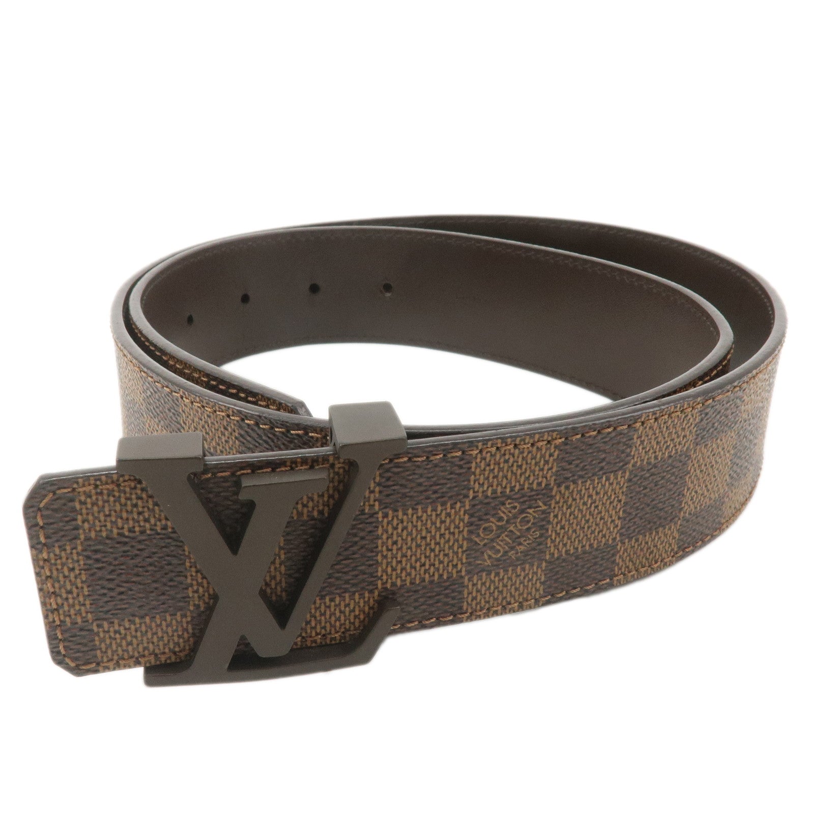 Louis Vuitton Damier Saint Tulle LV Initial Belt 85/34 M9807