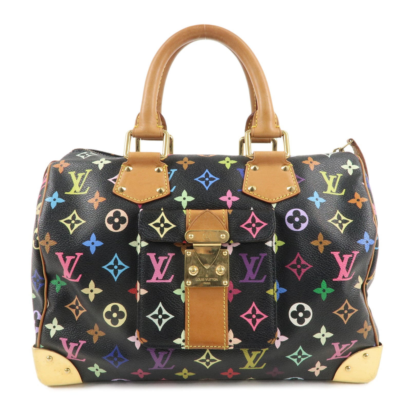 Louis Vuitton Monogram Multi Color Speedy 30 Hand Bag M92642