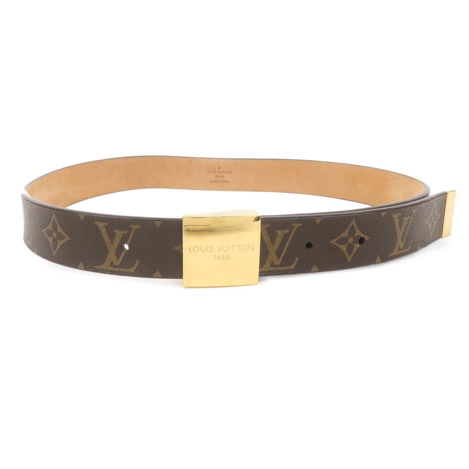 Louis Vuitton Monogram Saint Tulle Carre Belt 80/32 M6800