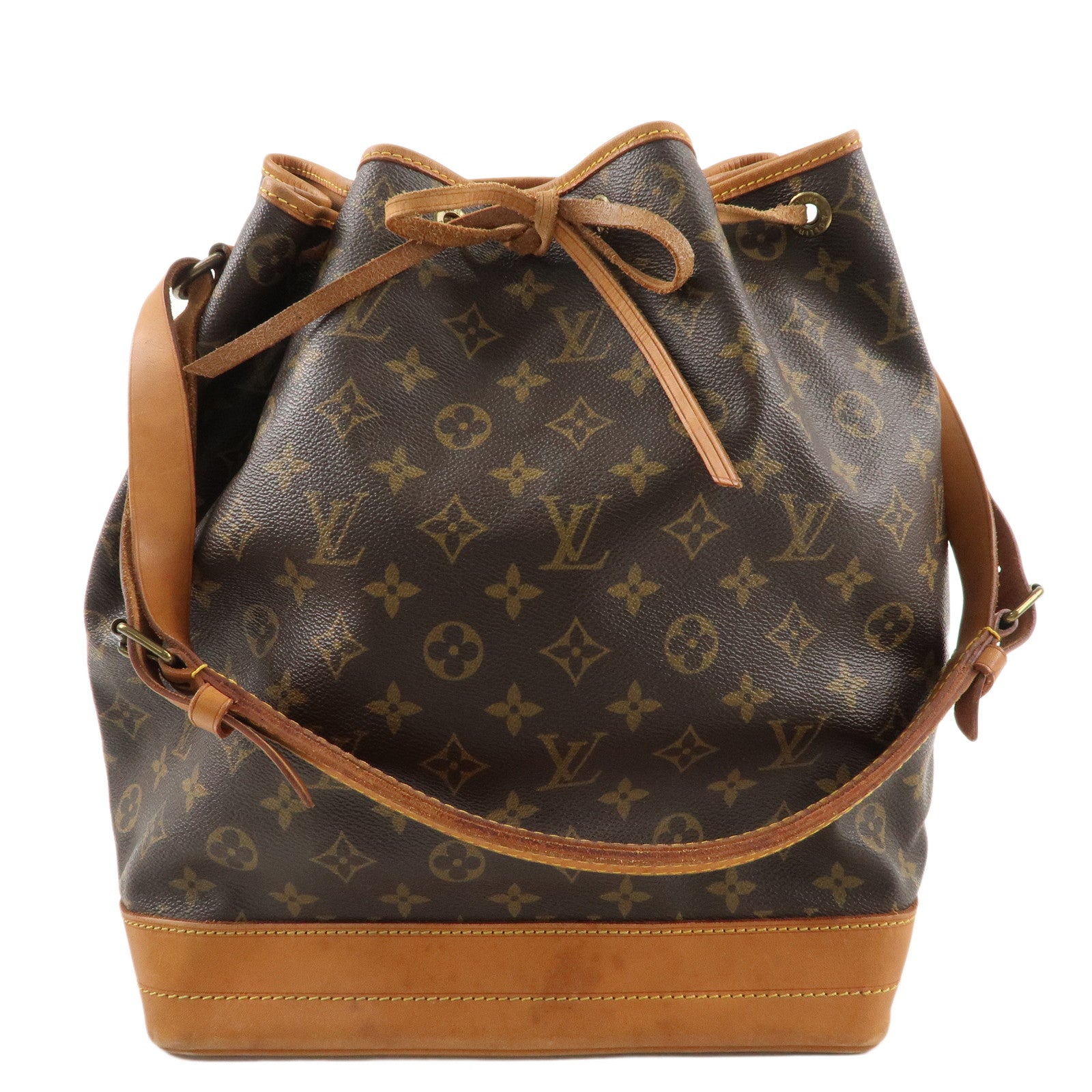 Louis-Vuitton-Monogram-Noe-Shoulder-Bag-Brown-M42224