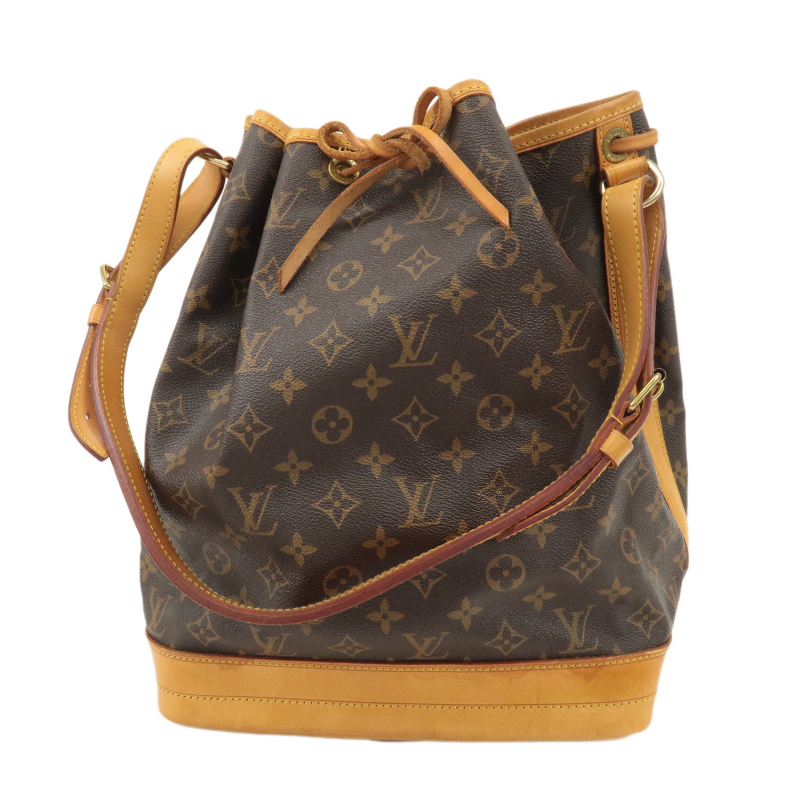 Louis Vuitton Monogram Noe Shoulder Bag Hand Bag Brown M42224