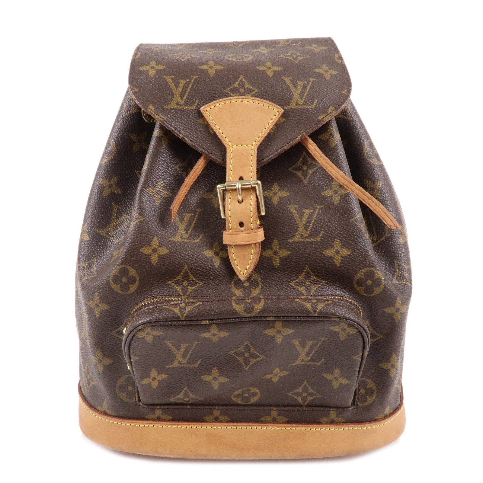 Louis Vuitton Monogram Montsouris MM Back Pack Backpack  M51136