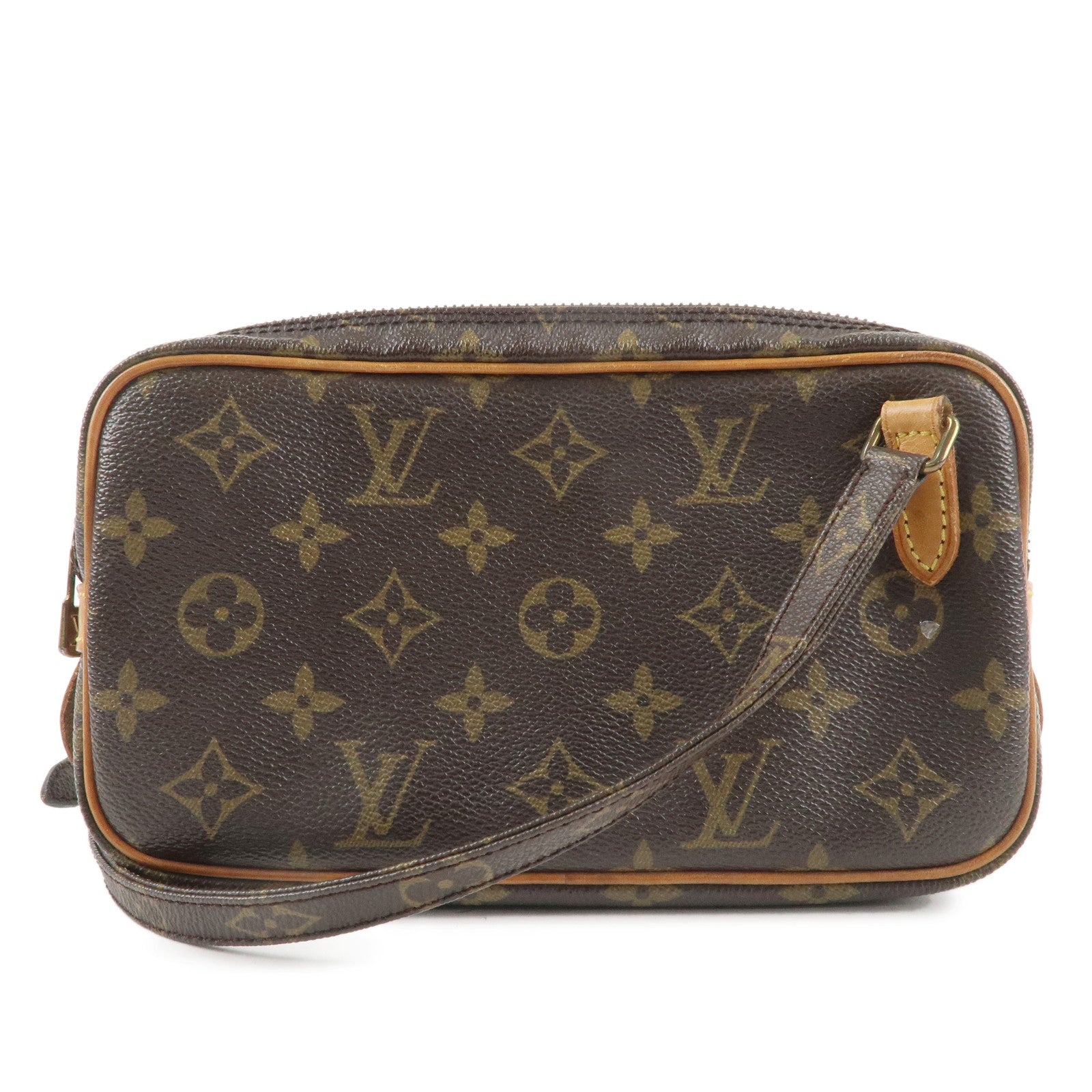 Louis Vuitton Monogram Pochette Marly Bandouliere Brown M51828