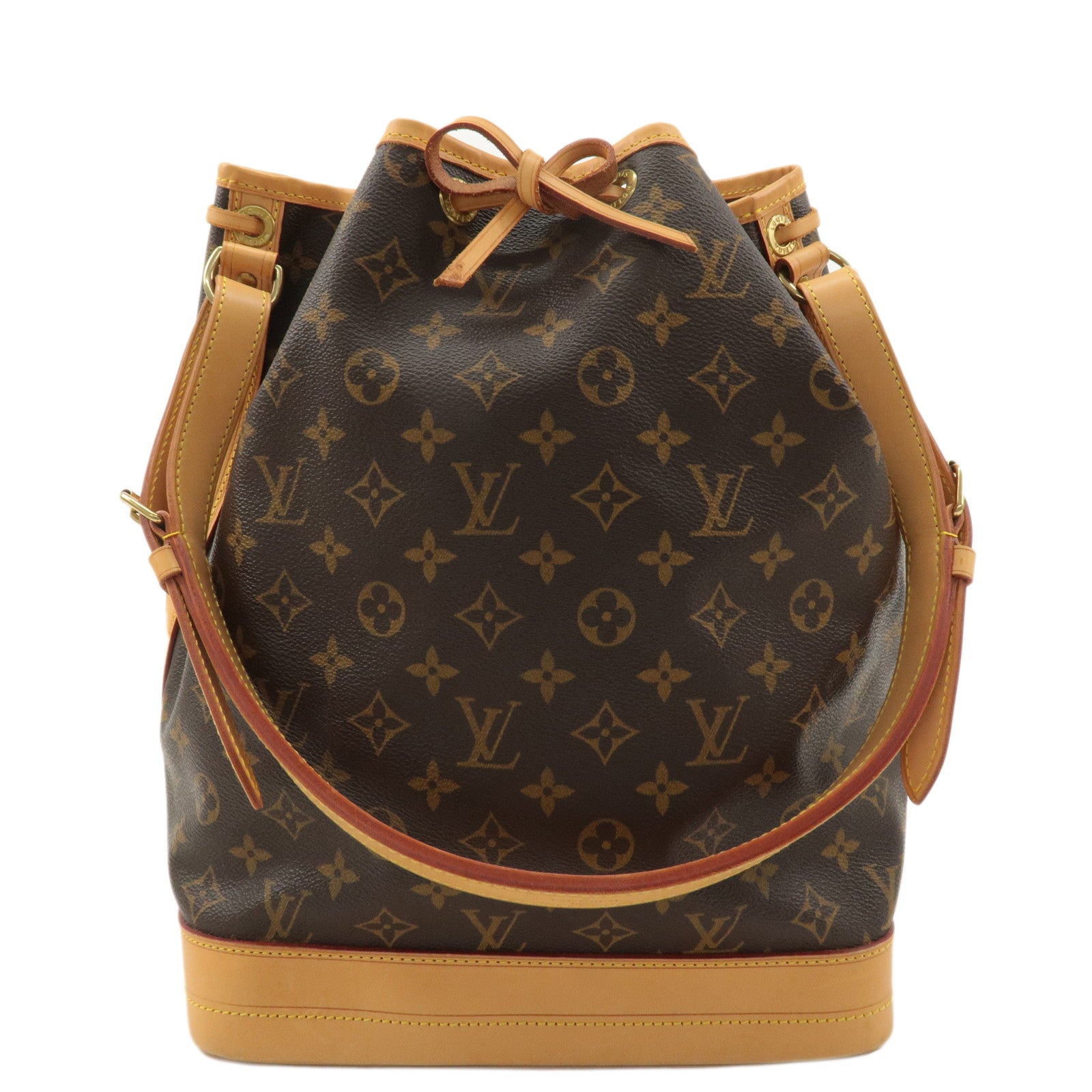 Louis-Vuitton-Monogram-Noe-Shoulder-Bag-Hand-Bag-Brown-M42224