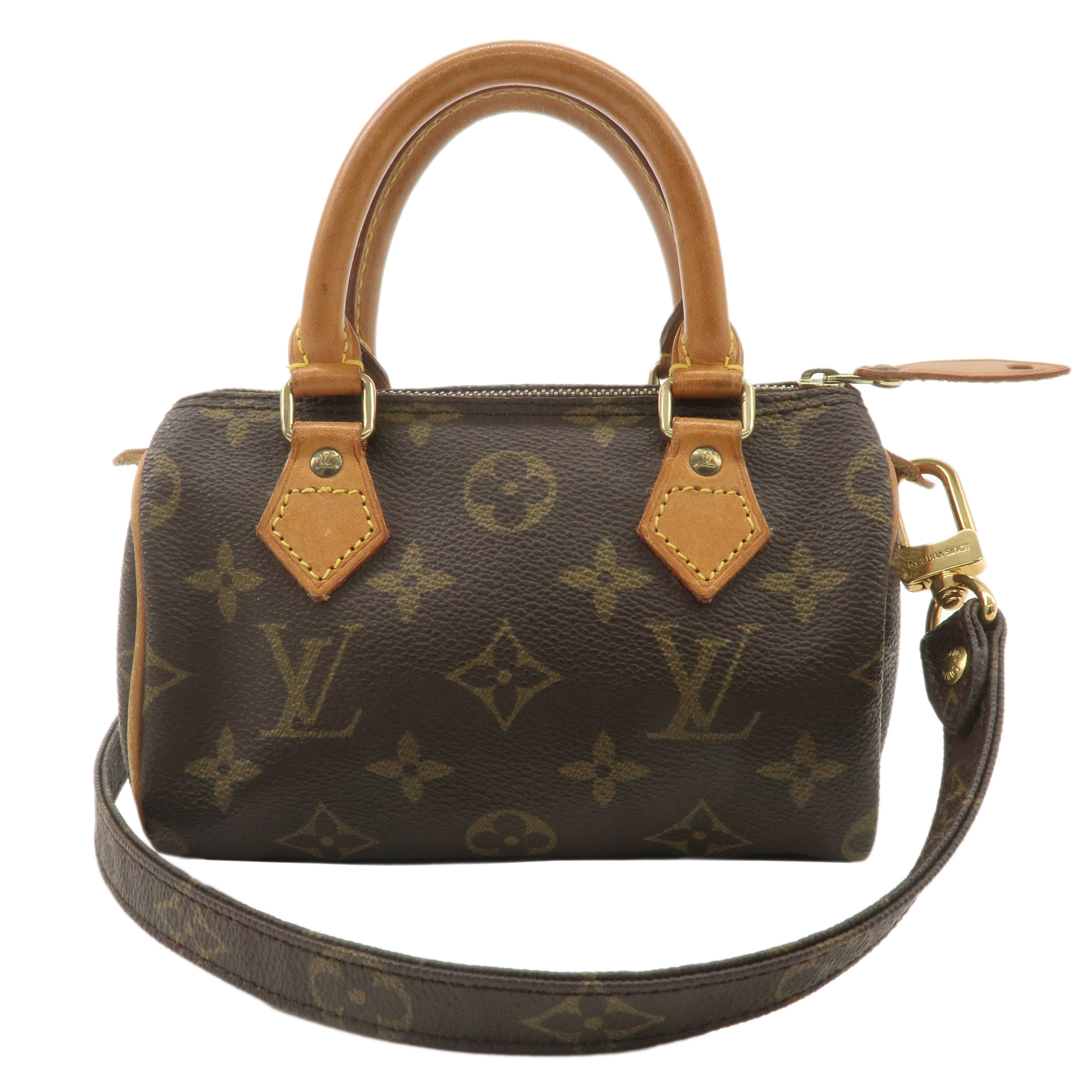 Louis Vuitton Monogram Mini Speedy 
Strap M41534 J75011