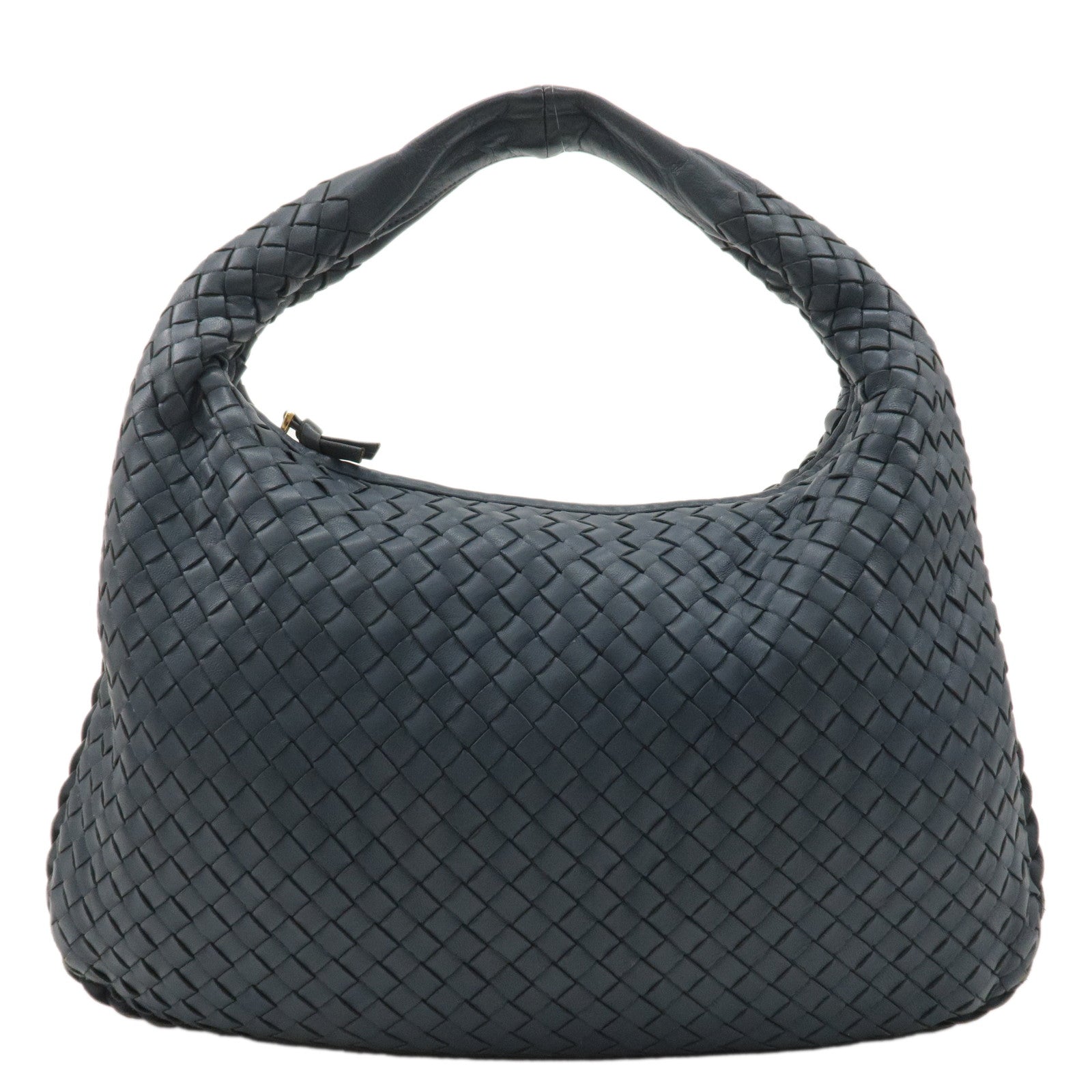 BOTTEGA-VENETA-Hobo-Intrecciato-Leather-Shoulder-Bag-115653