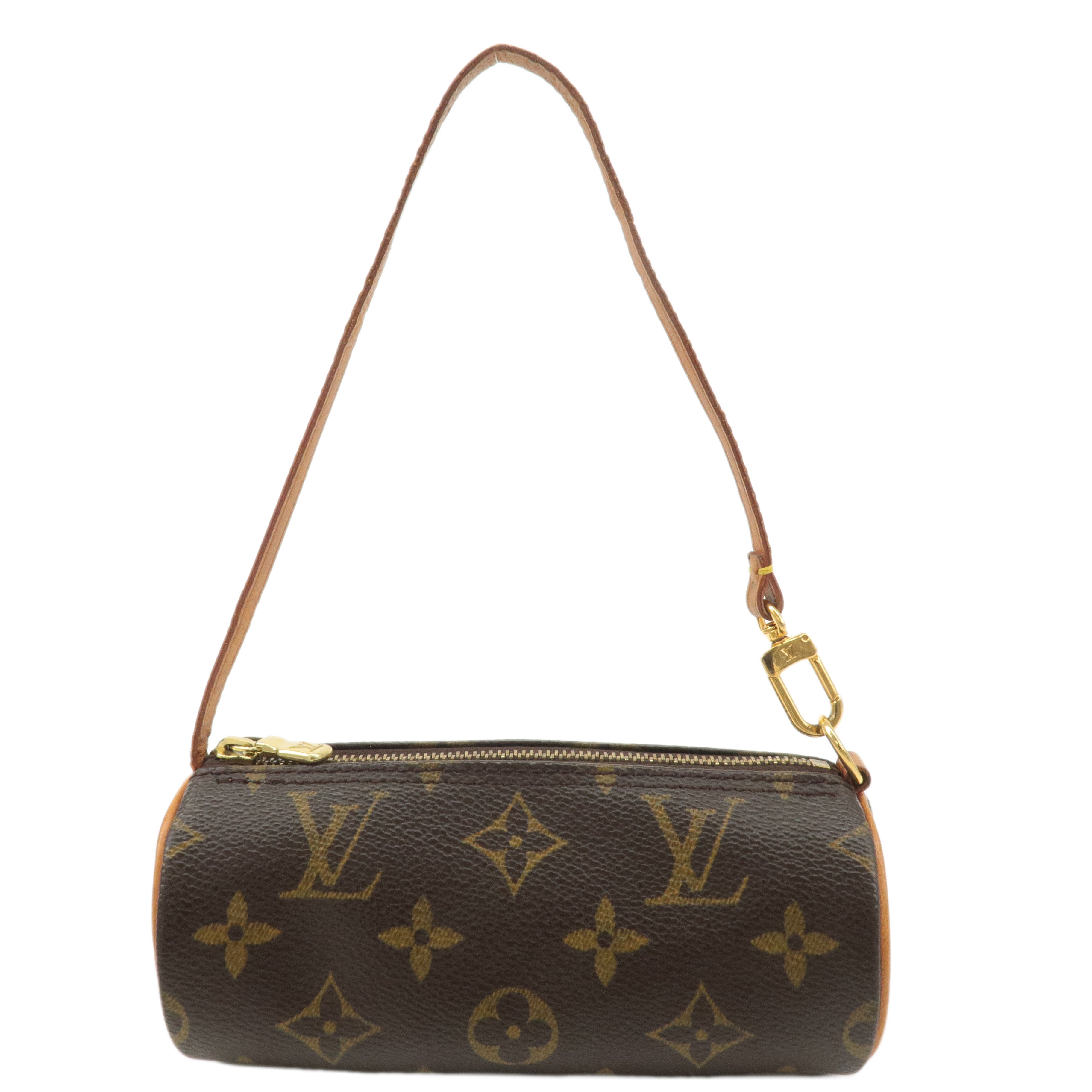 Louis Vuitton Monogram Mini Pouch for Papillon Bag Brown