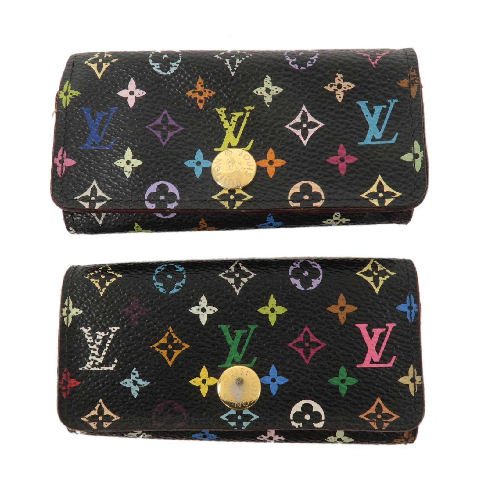 Louis Vuitton Monogram Set of 2 Multicles 4 Key Case M93732