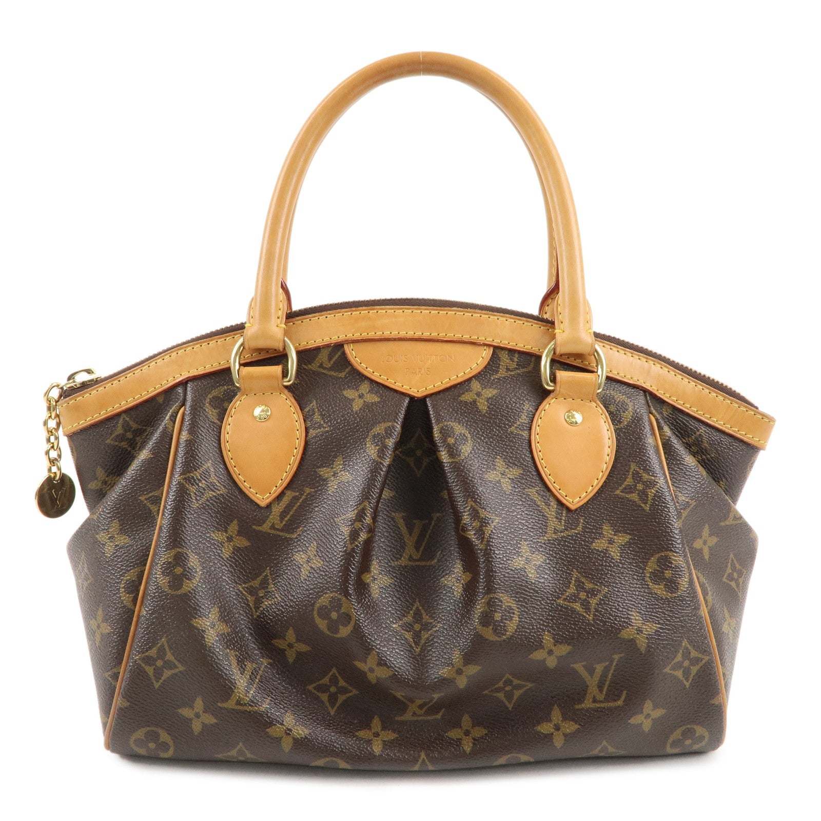 Louis Vuitton Monogram Tivoli PM Hand Bag Brown M40143