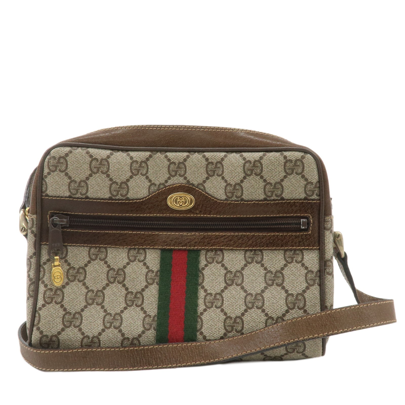 GUCCI-Old-Gucci-Sherry-GG-Plus-Leather-Shoulder-Bag-Beige-010.378