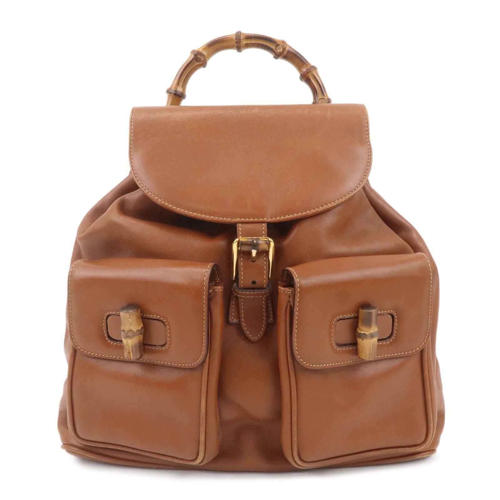 GUCCI-Bamboo-Leather-Back-Pack-Brown-003.2058.0016