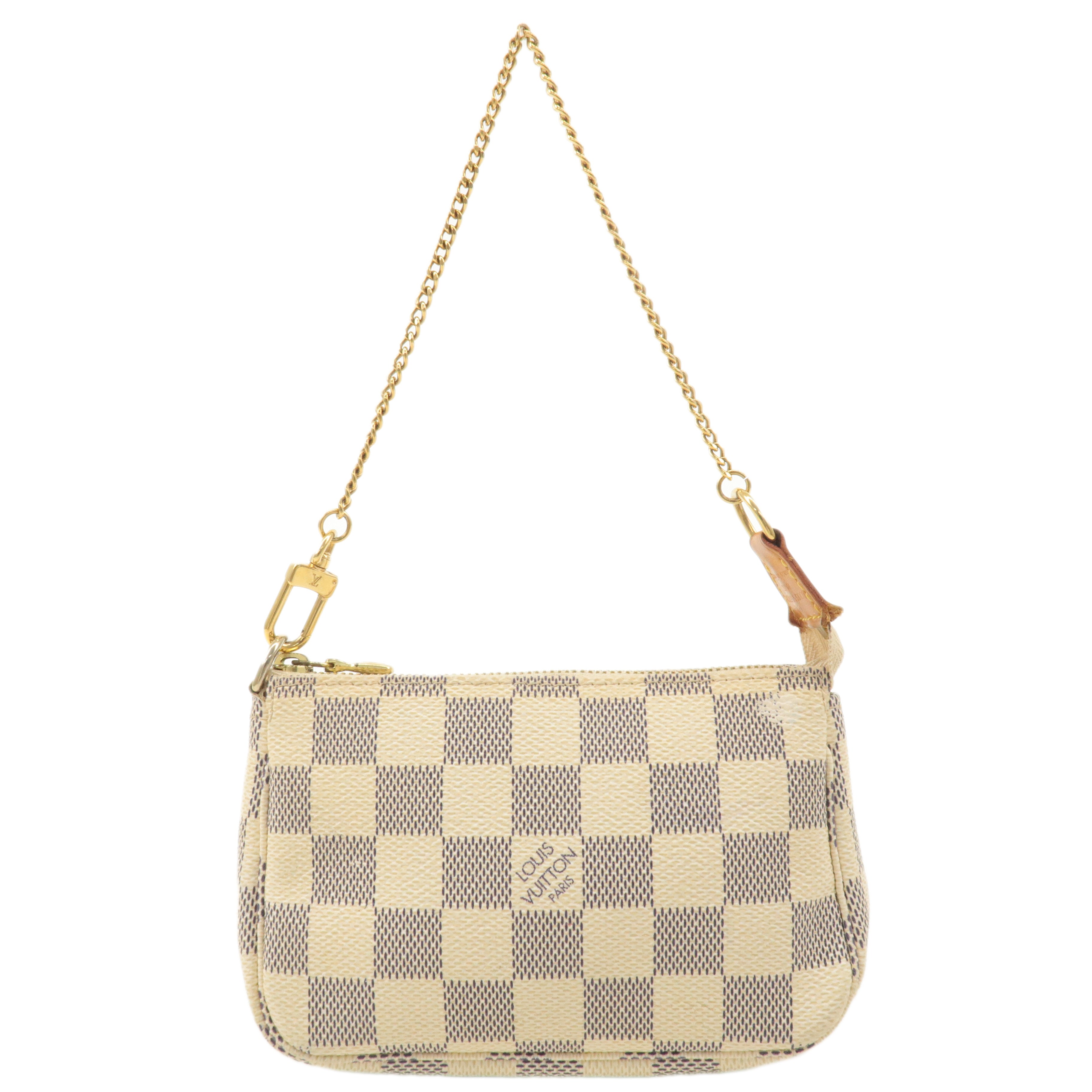 Louis Vuitton Damier Azur Mini Pochette Accessoires Pouch N58010