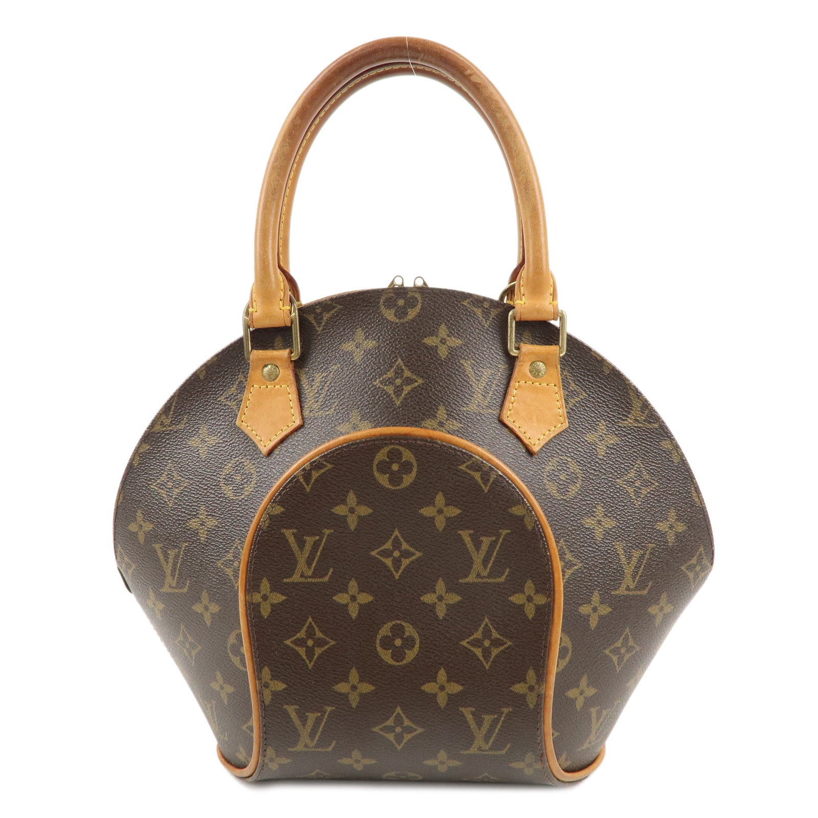 Louis Vuitton Monogram Ellipse PM Hand Bag Brown M51127