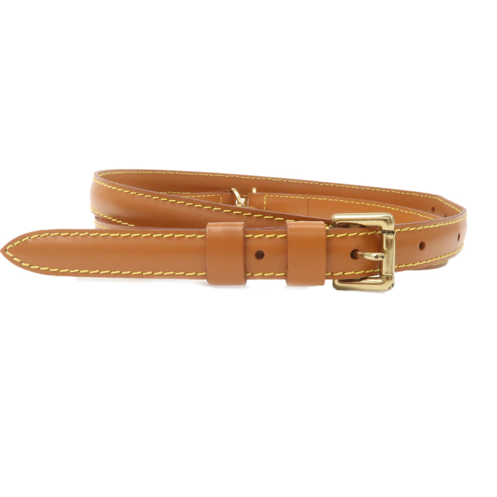 Louis Vuitton Leather Shoulder Strap for Epi Bag Zipang Gold