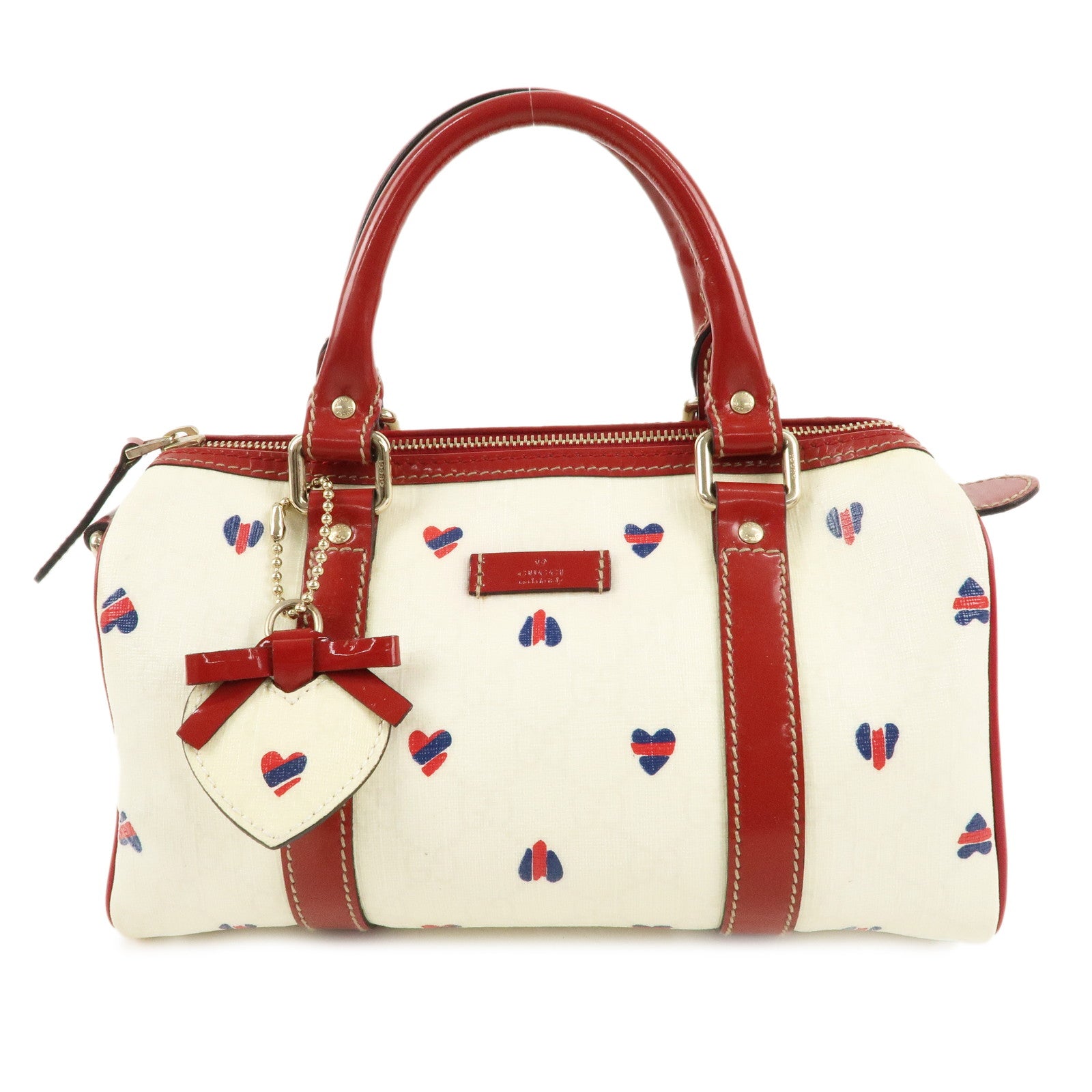 GUCCI-Joy-Heart-GG-Supreme-Leather-Boston-Bag-Shoulder-Bag-193604