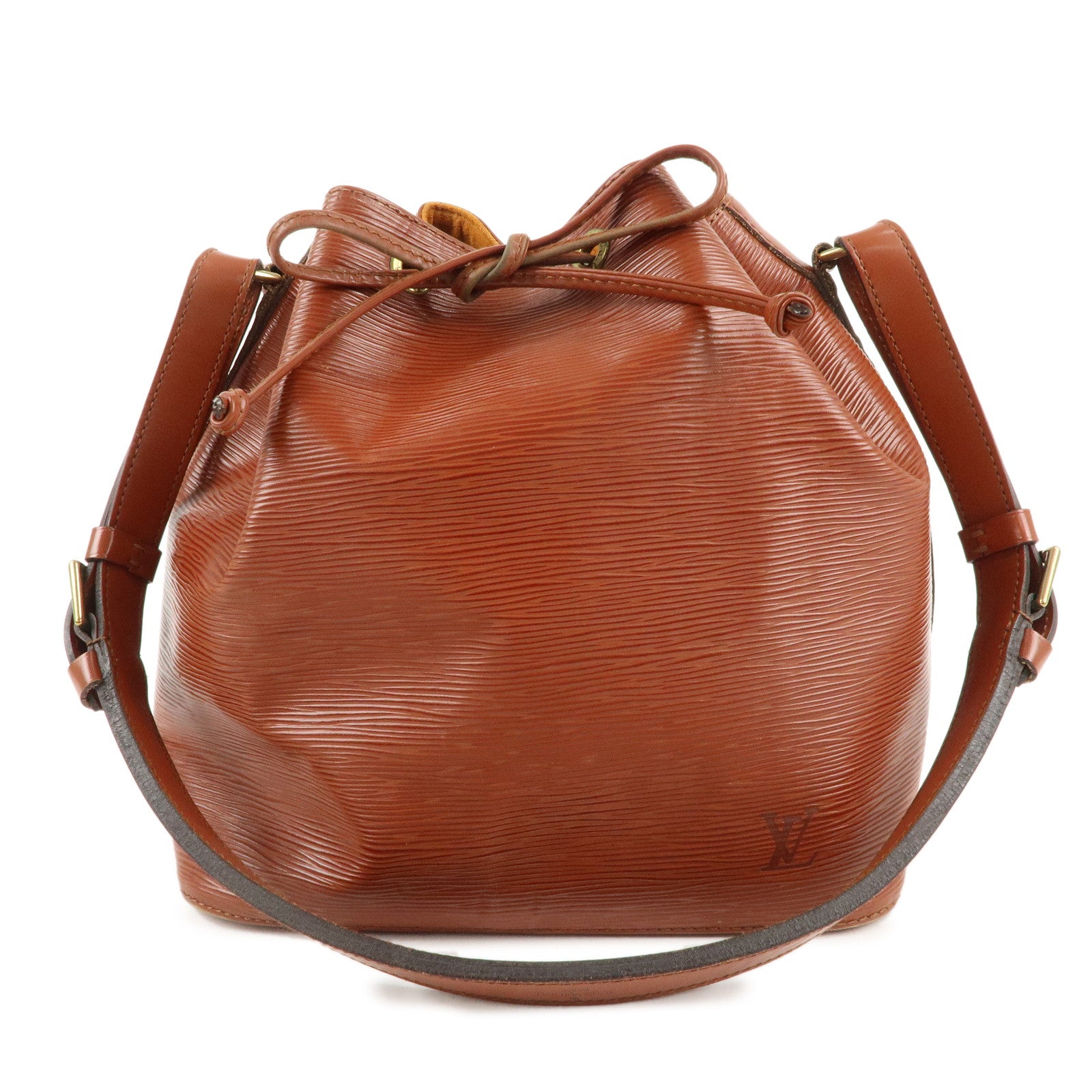 Louis-Vuitton-Epi-Petit-Noe-Shoulder-Bag-Kenya-Brown-M44103