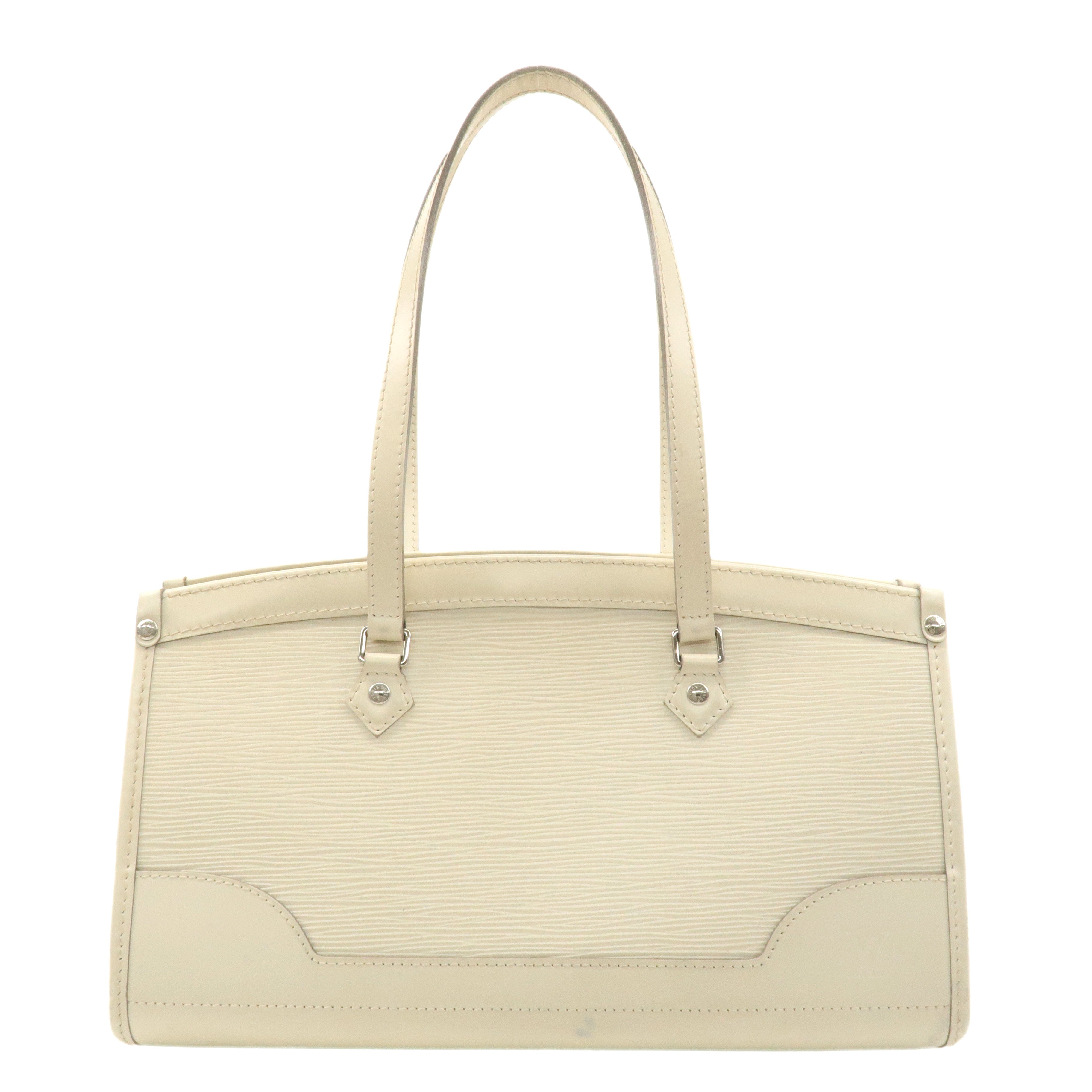 Louis Vuitton Epi Madeleine PM Hand Bag Ivoire White M5933J