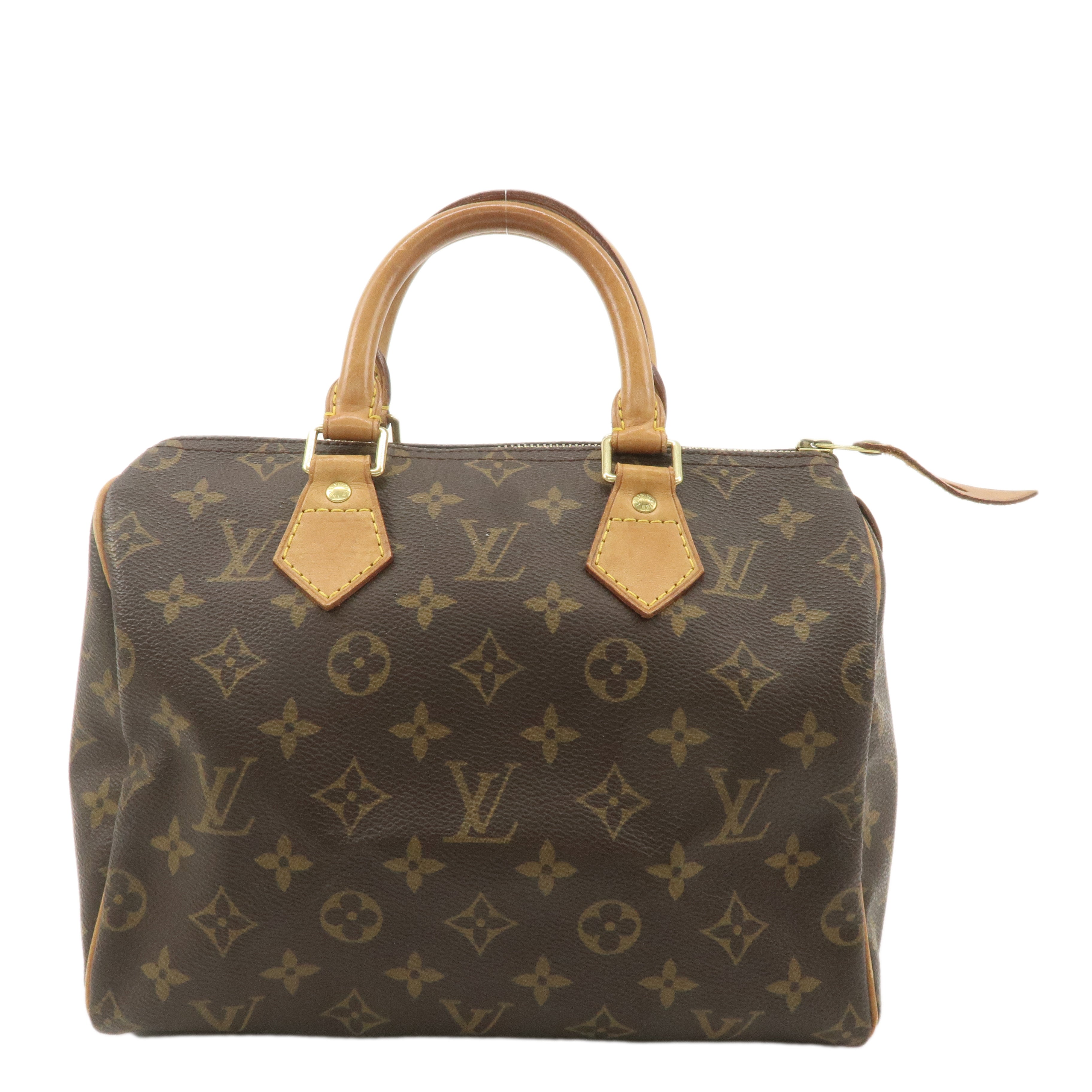 Louis Vuitton Monogram Speedy 25 Hand Bag Boston Bag M41528