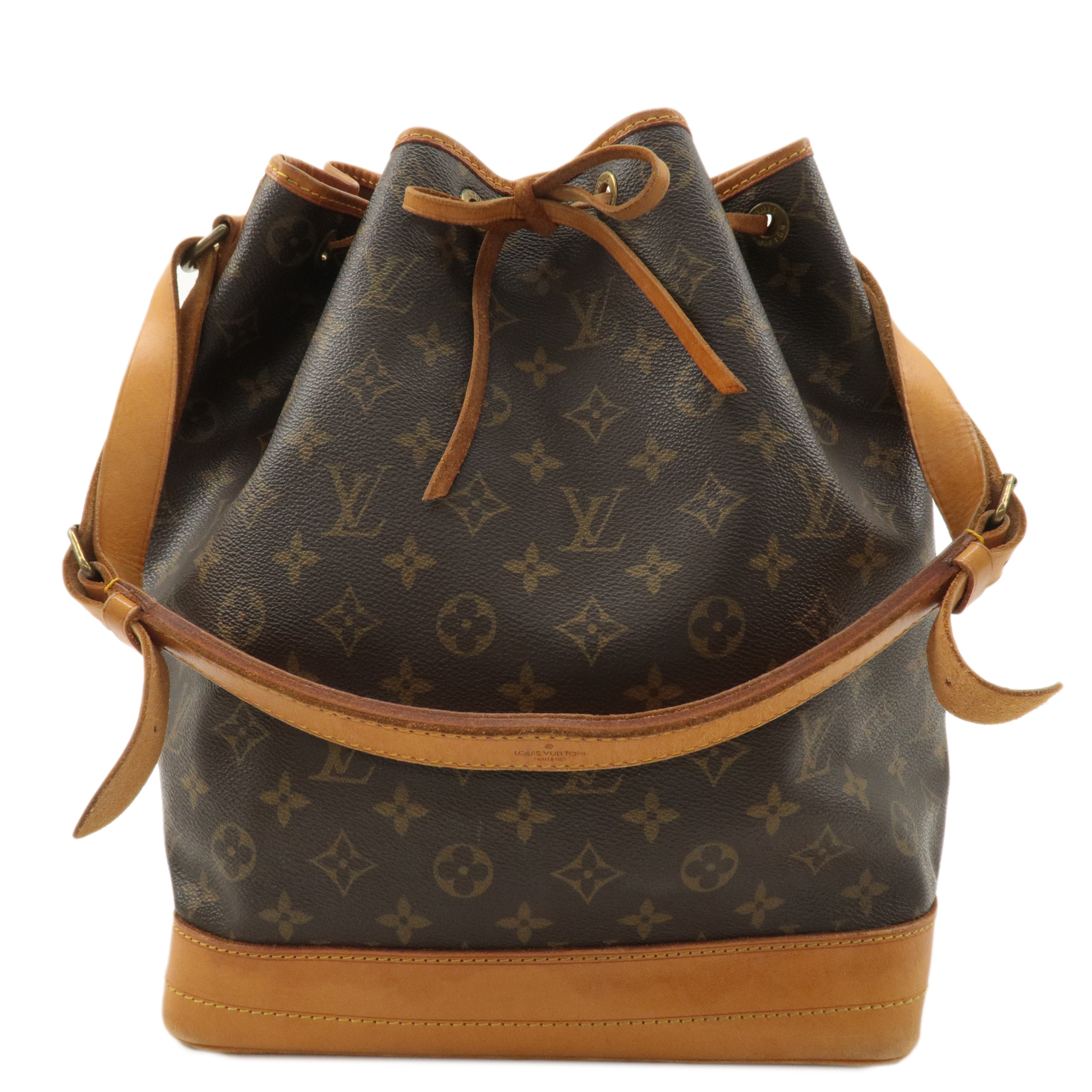 Louis Vuitton Monogram Noe Shoulder Bag Hand Bag Brown M42224