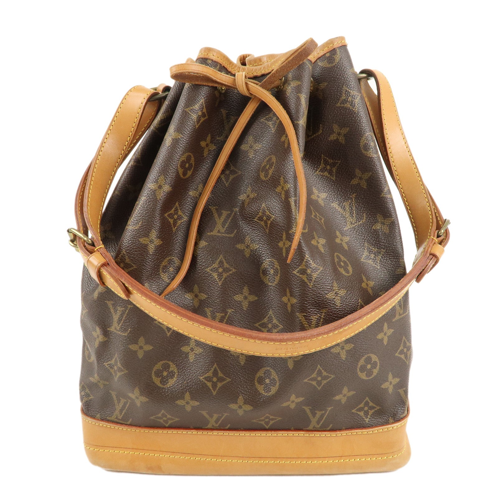 Louis Vuitton Monogram Noe Shoulder Bag Hand Bag Brown M42224