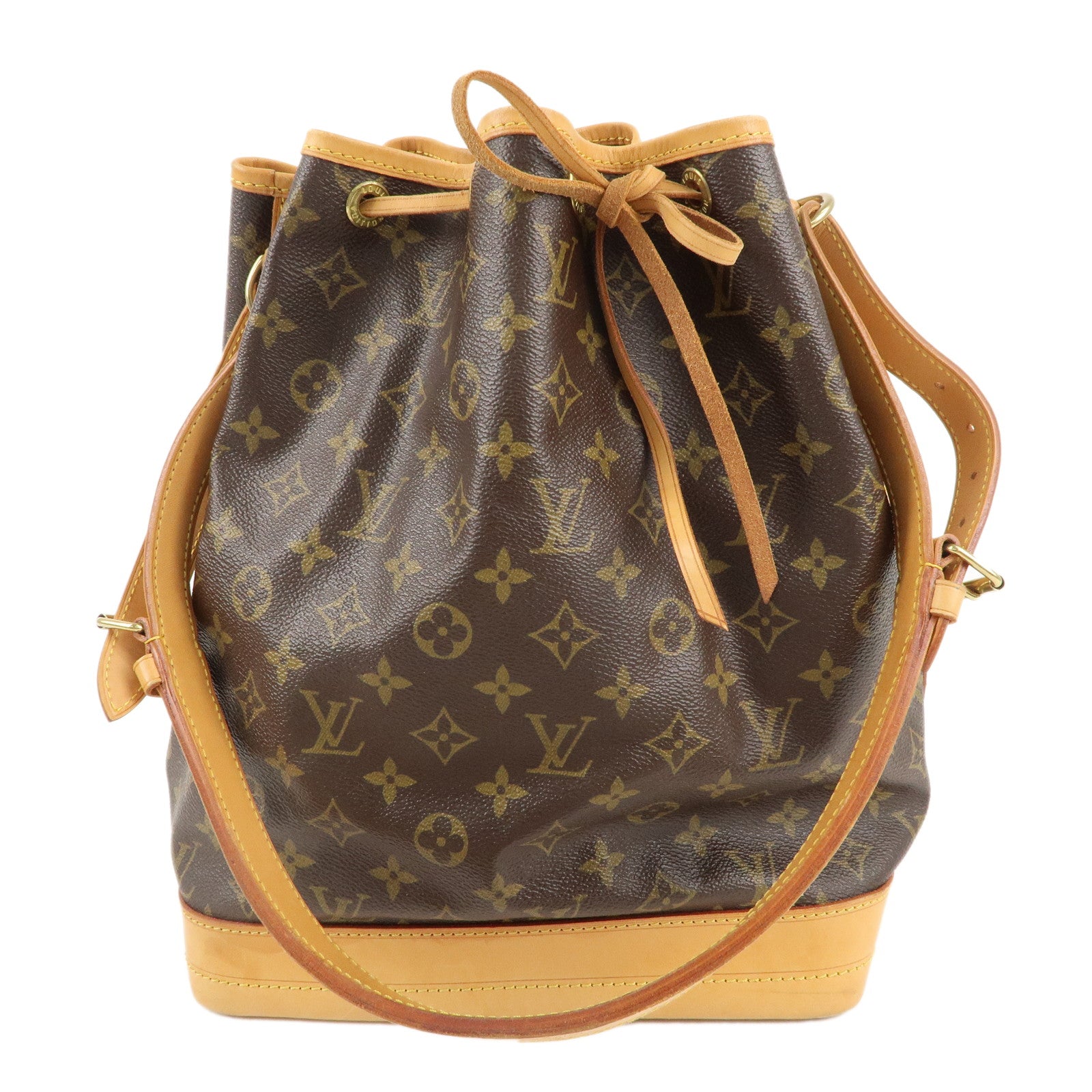 Louis Vuitton Monogram Noe Shoulder Bag Hand Bag Brown M42224