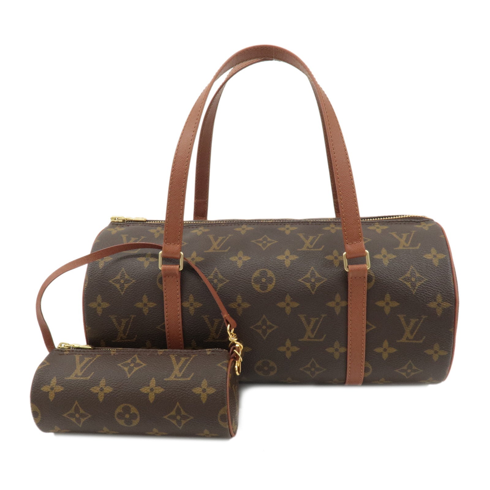 Louis Vuitton Monogram Papillon 30 Hand Bag 
Pouch M51365