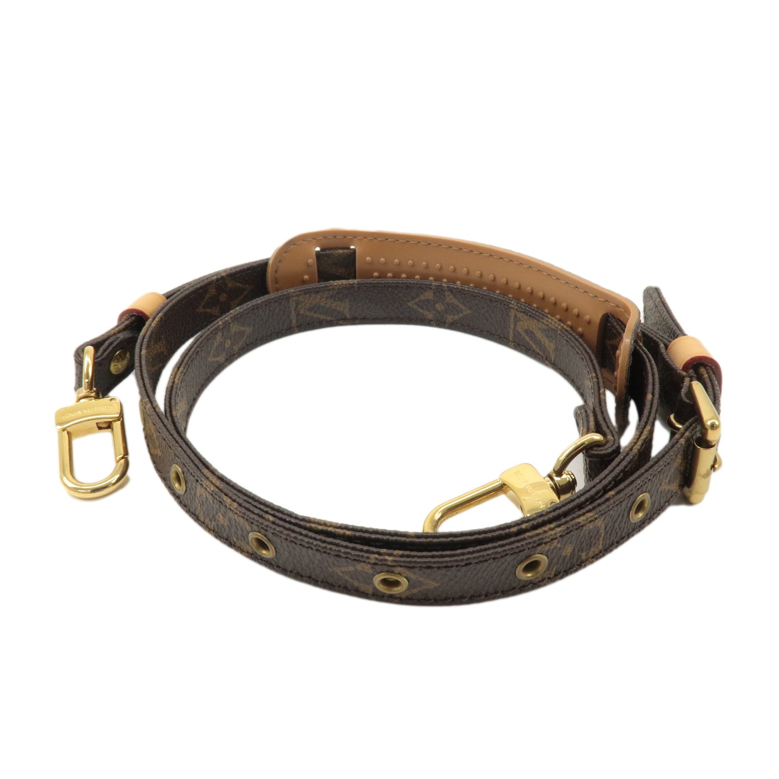 Louis-Vuitton-Monogram-Adjustable-Shoulder-Strap-Brown-J52315