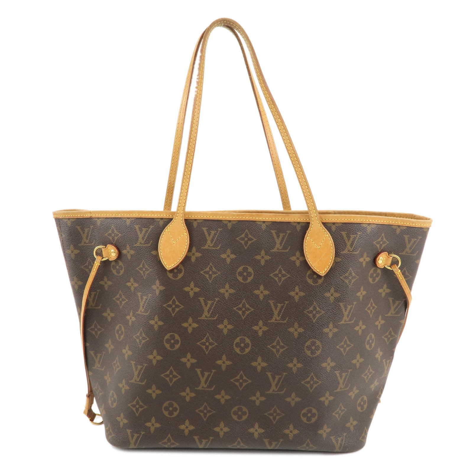 Louis Vuitton Monogram Neverfull MM Tote Bag Brown M40156