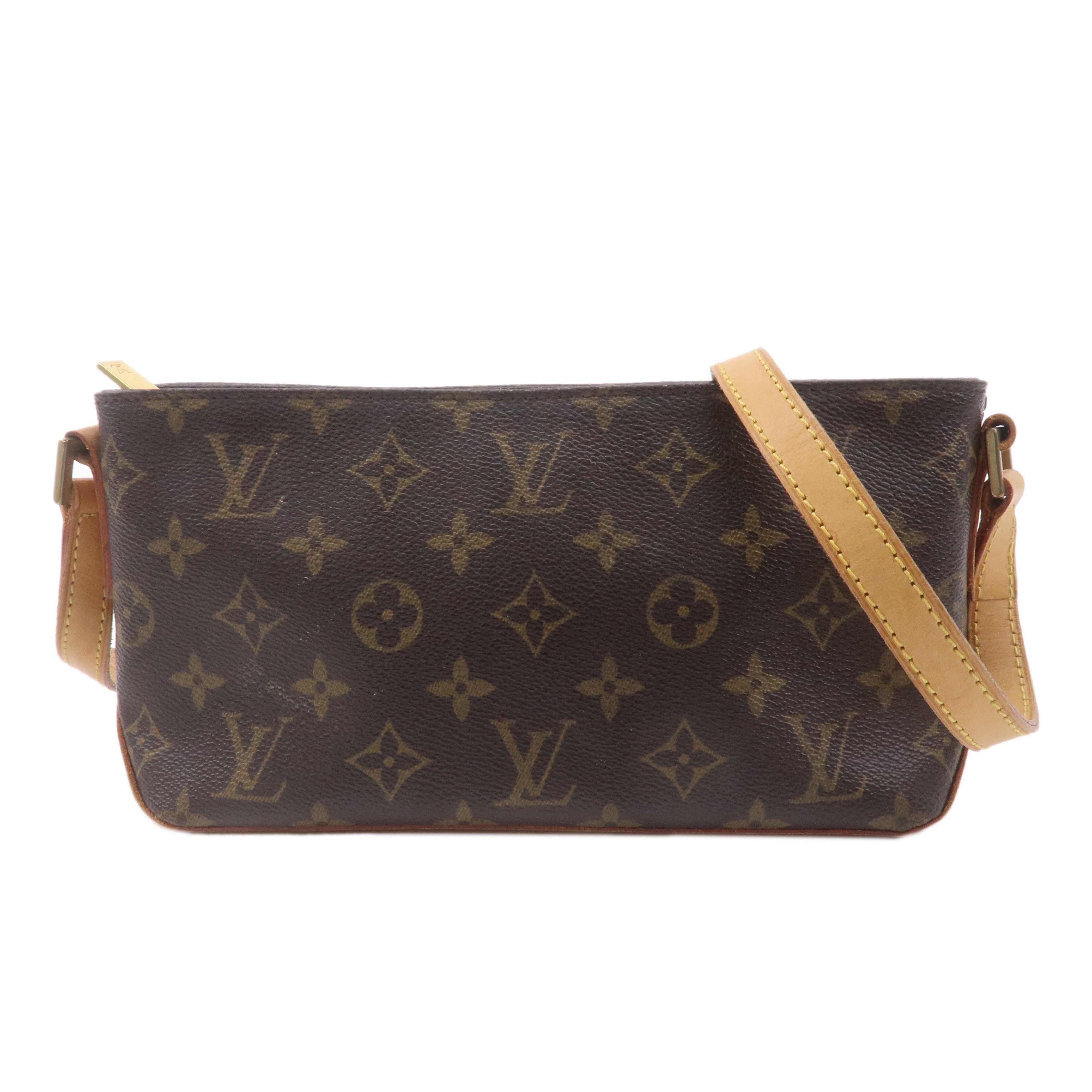 Louis Vuitton Monogram Trotteur Shoulder Bag Brown M51240