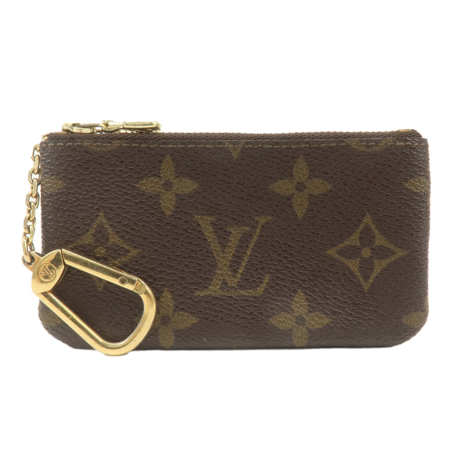 Louis Vuitton Monogram Pochette Cles Coin Case Key Case M62650