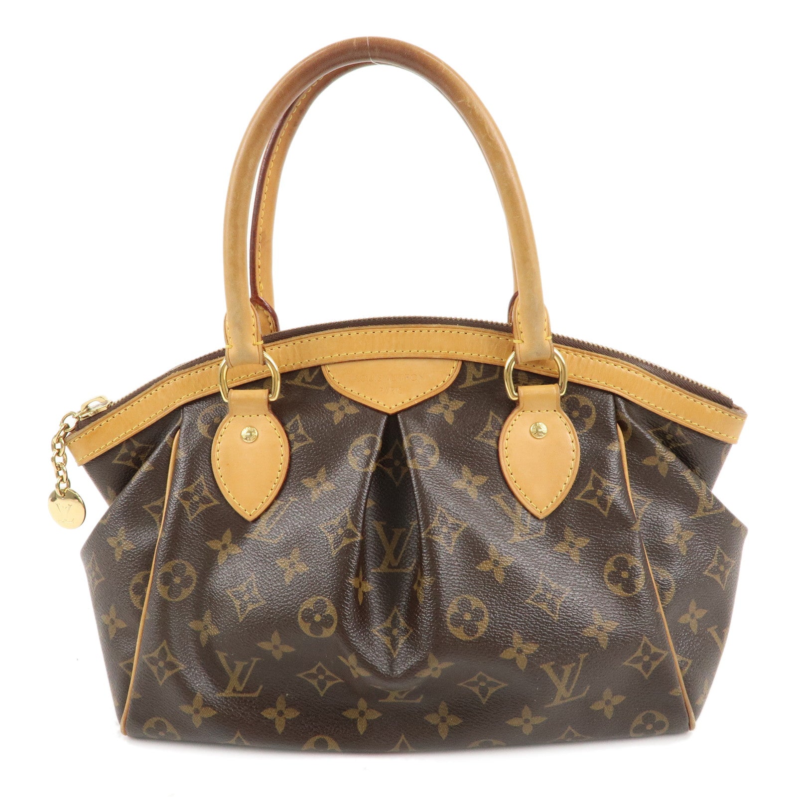 Louis Vuitton Monogram Tivoli PM Hand Bag Brown M40143