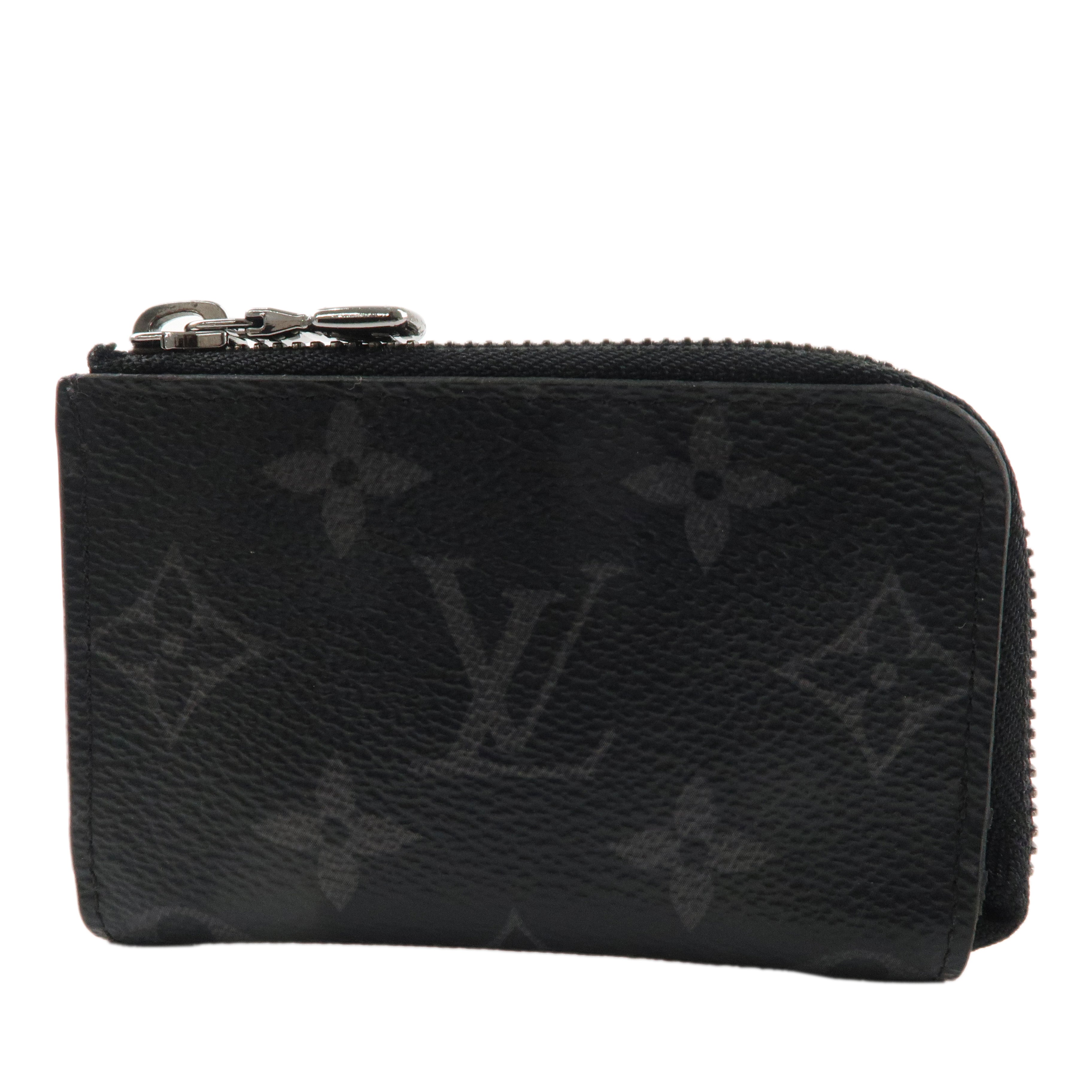 Louis Vuitton Monogram Eclipse Porto Monnaie Jour Gray M63536